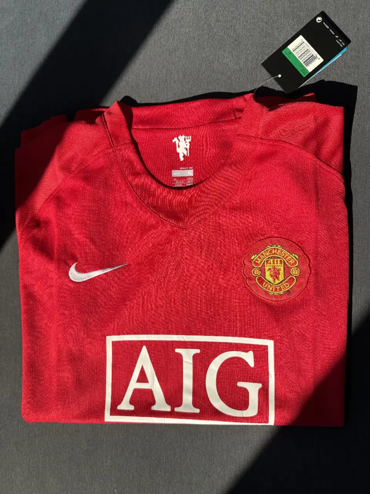 Camiseta Titular Manchester United 2007/2008 Versión Retro - imagen 2