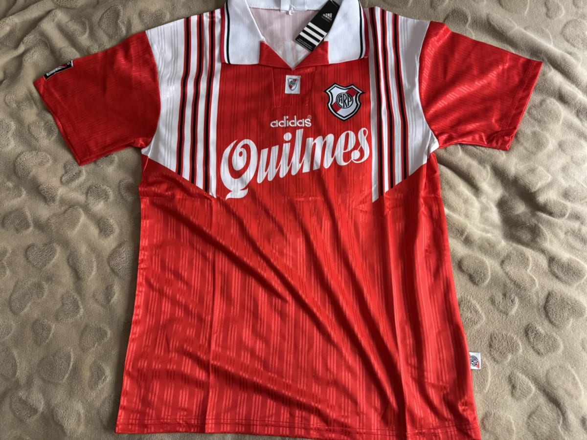 Camiseta Suplente River Plate 1996 Versión Retro - imagen 1