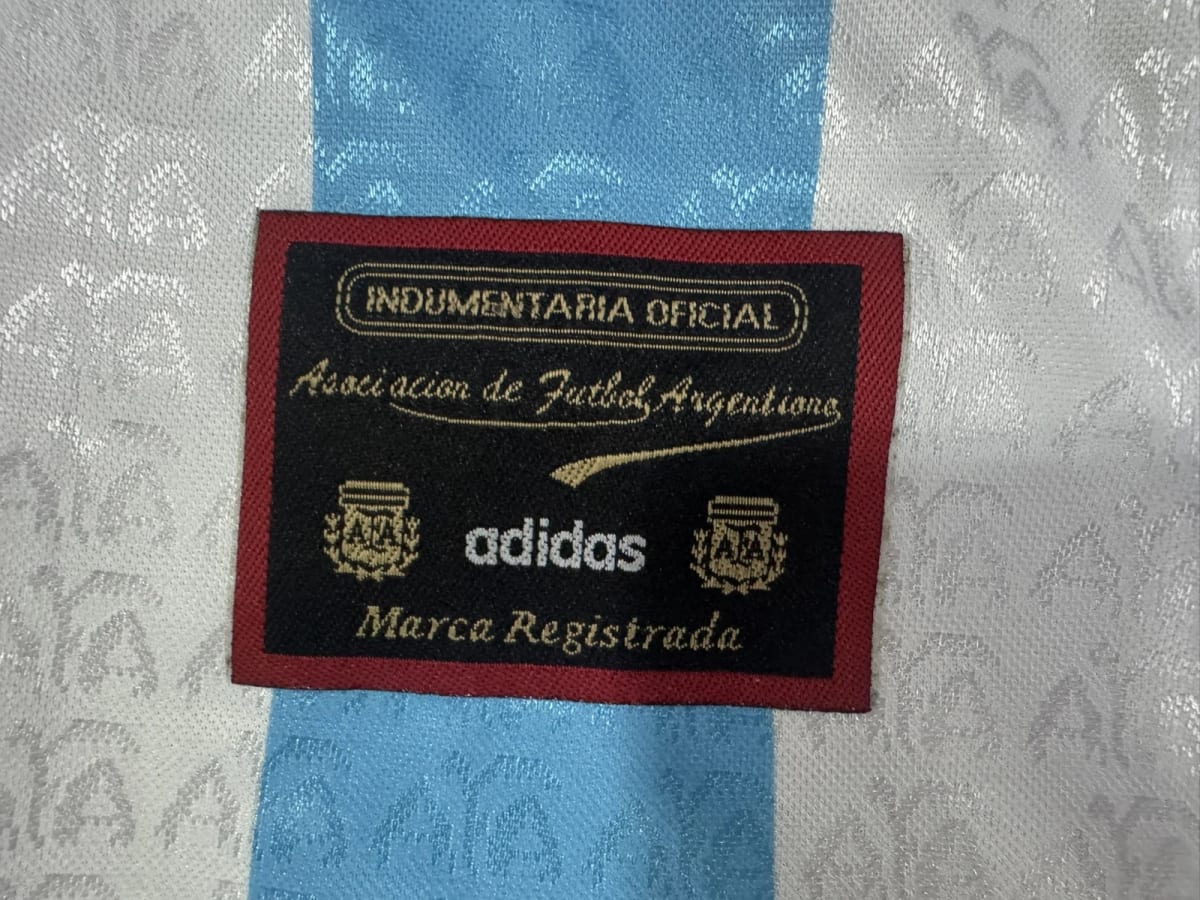 Camiseta Titular Argentina 1996 Versión Retro - imagen 3