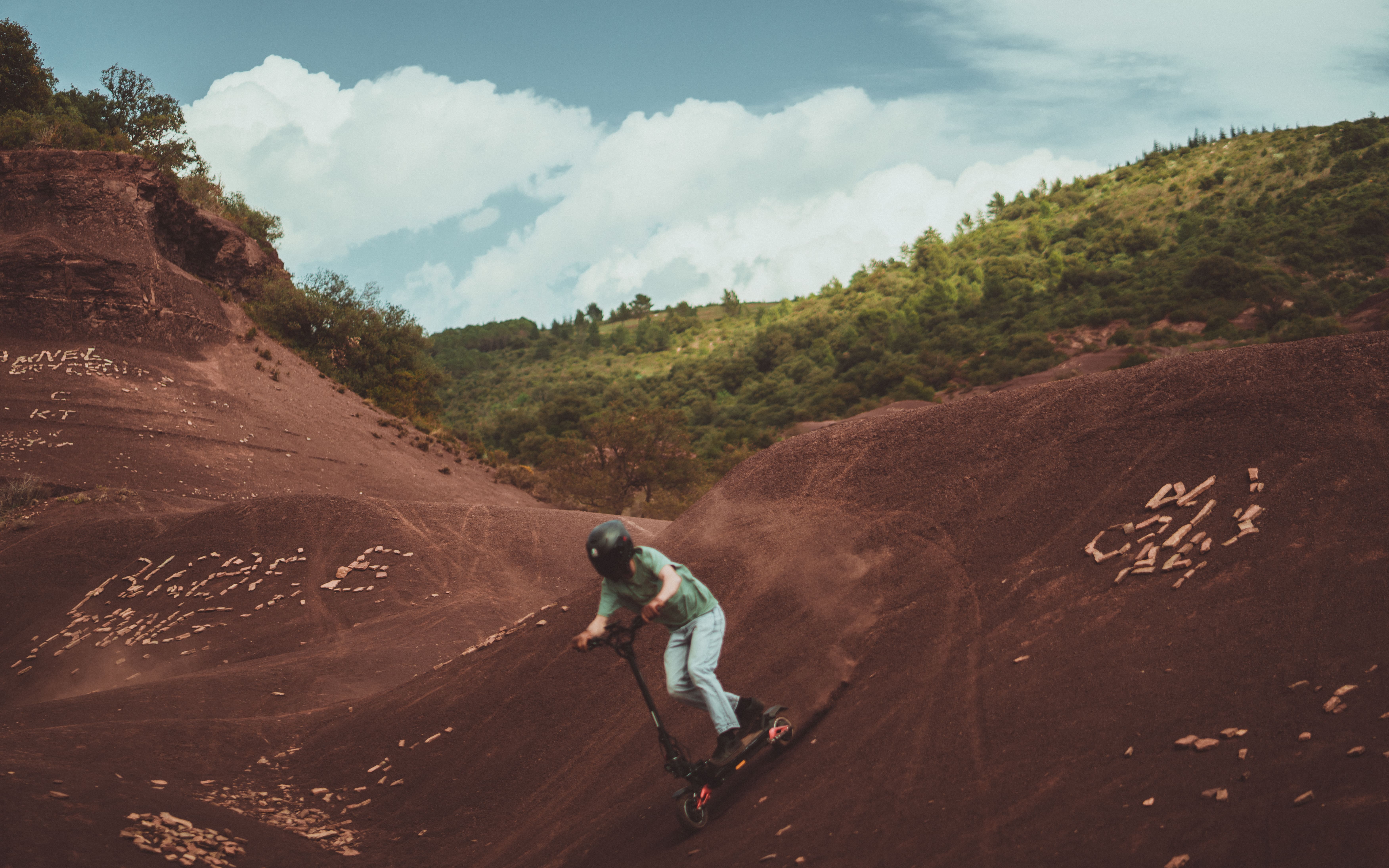 terrain electric scooter off-road