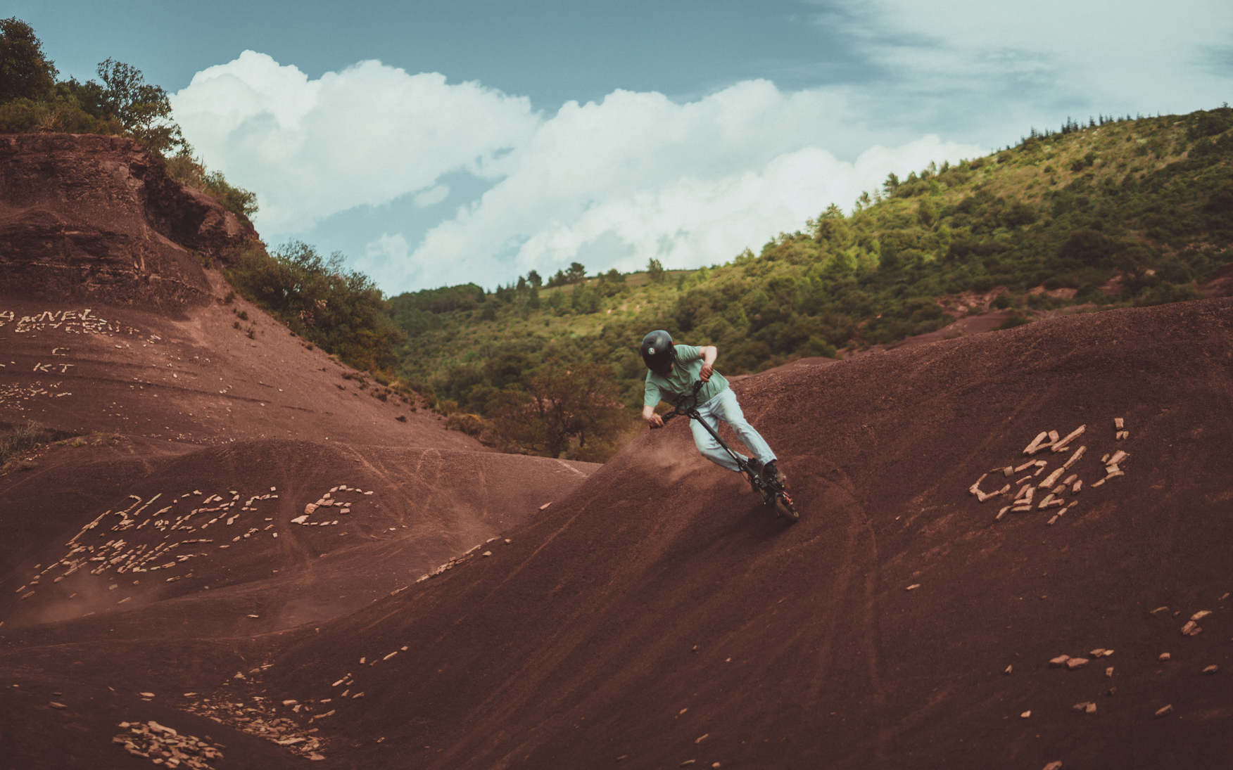 miniwalker on hills