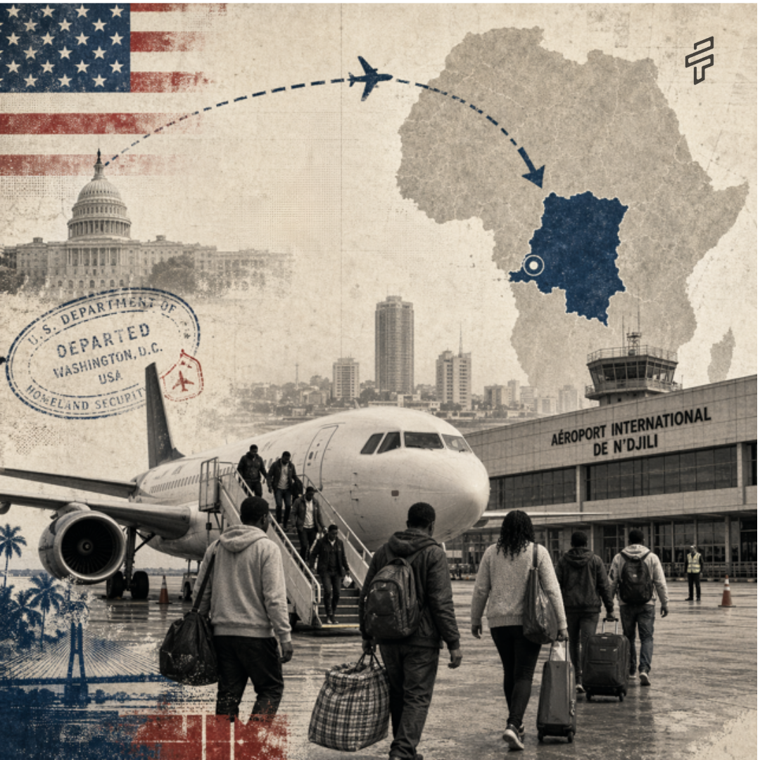 First US-deported migrants land in Kinshasa under Washington’s third-country removal scheme