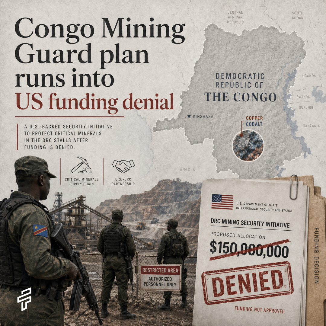 Congo’s Mining Guard Plan Runs Into U.S. Funding Denial