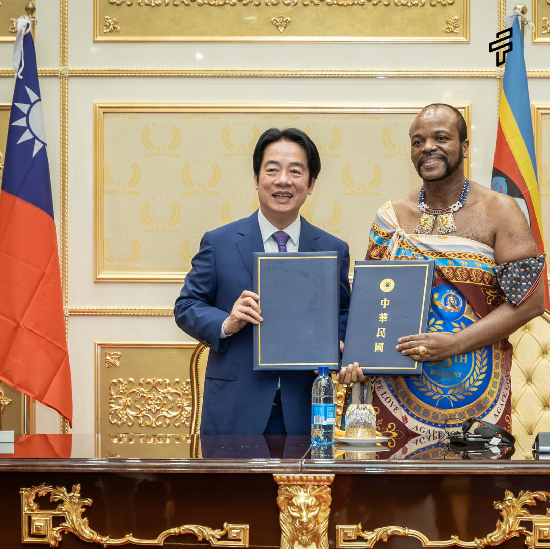 Taiwan’s President Lands in Eswatini as China Pressure Sharpens Africa Diplomacy