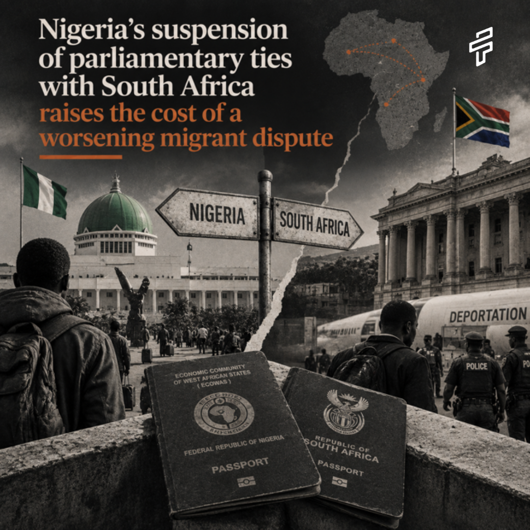 Nigeria’s suspension of parliamentary ties with South Africa raises the cost of a worsening migrant dispute