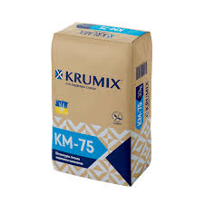 Штукатурка гіпсова KRUMIX KM-75 машинна 30 кг