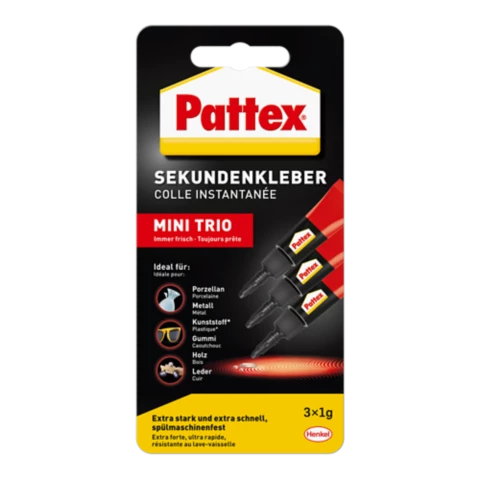 PATTEX Міні Тріо рідкий секундний клей