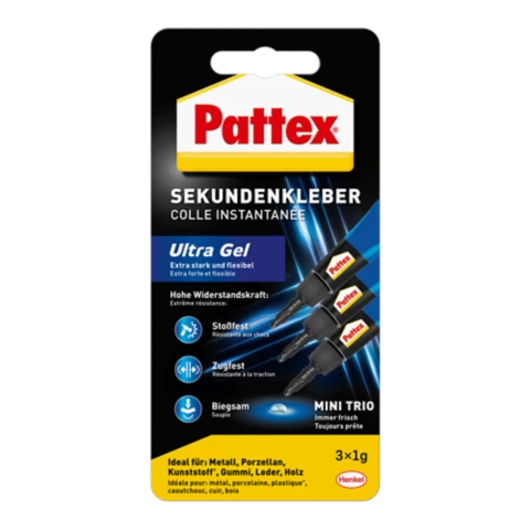 PATTEX Міні Тріо Гель секундний клей