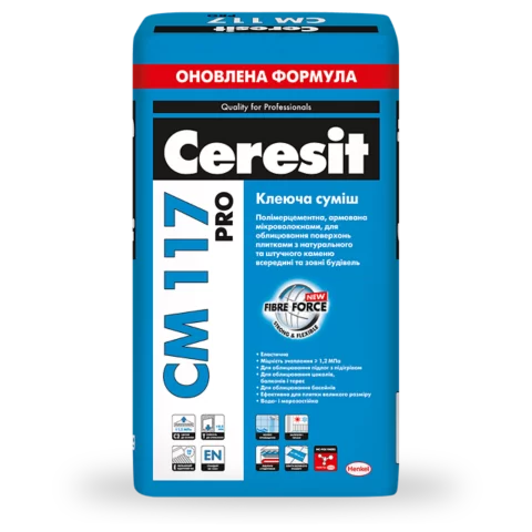 Клей для плитки Ceresit CМ 117 Pro (27кг)