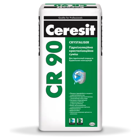 Гідроізоляційна суміш Ceresit CR 90 Crystaliser 25 кг