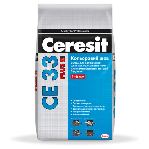 Затірка для плитки Ceresit CE 33 Plus 132 2 кг теракот
