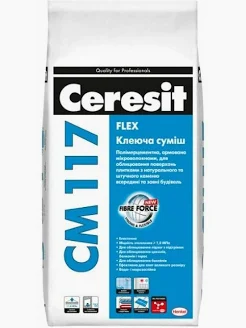 Клей для плитки Ceresit CM 117 Flex 5 кг