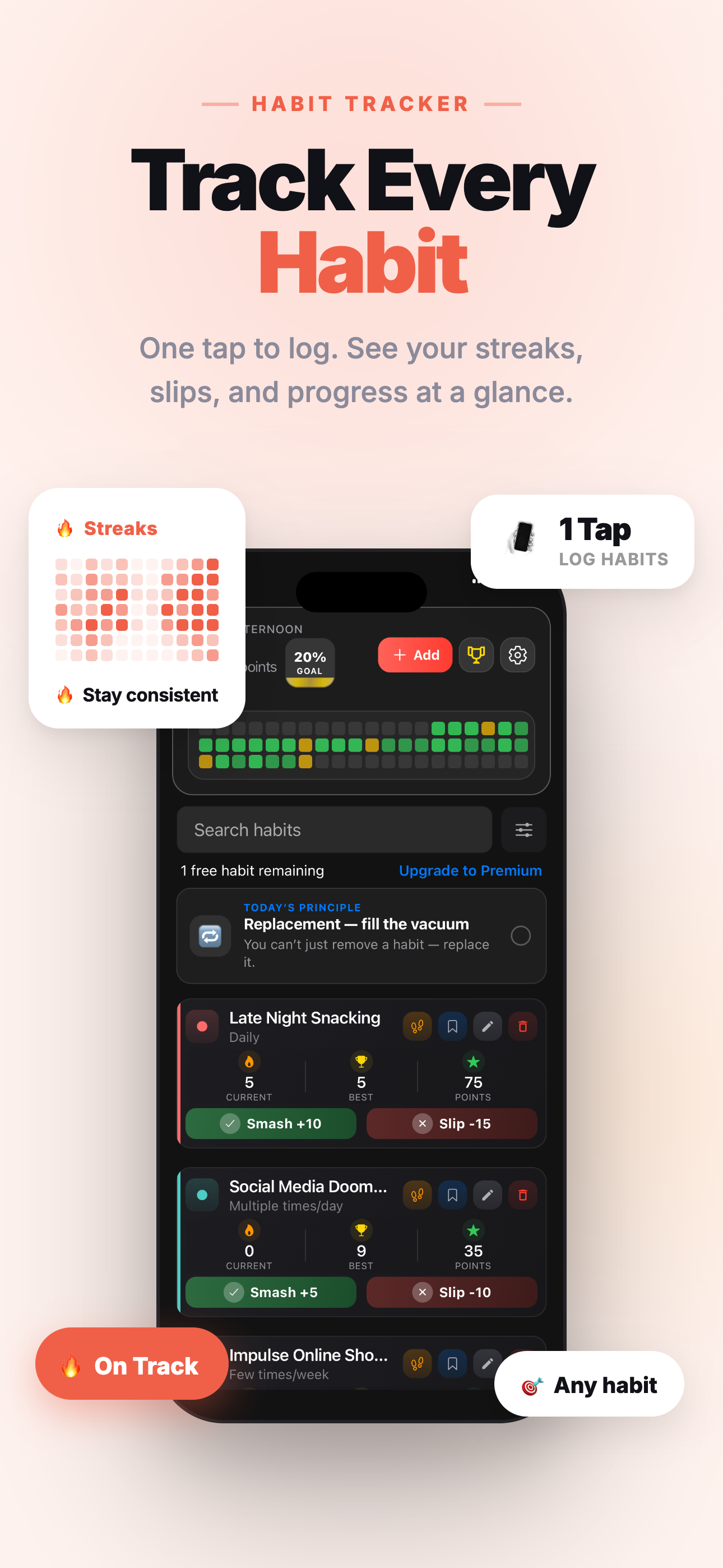 HabitSmash screenshot 2