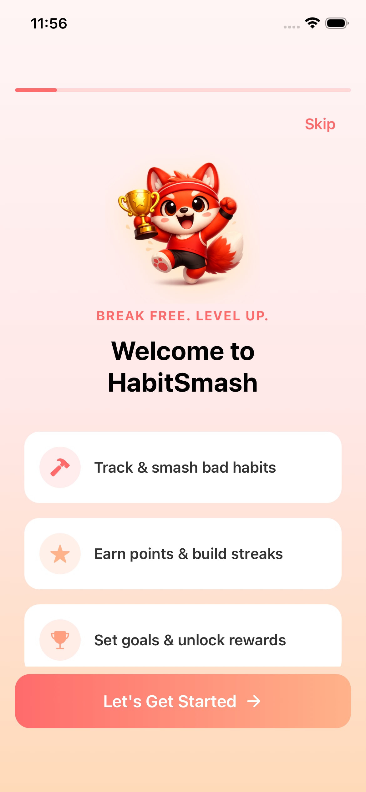 HabitSmash screenshot 1