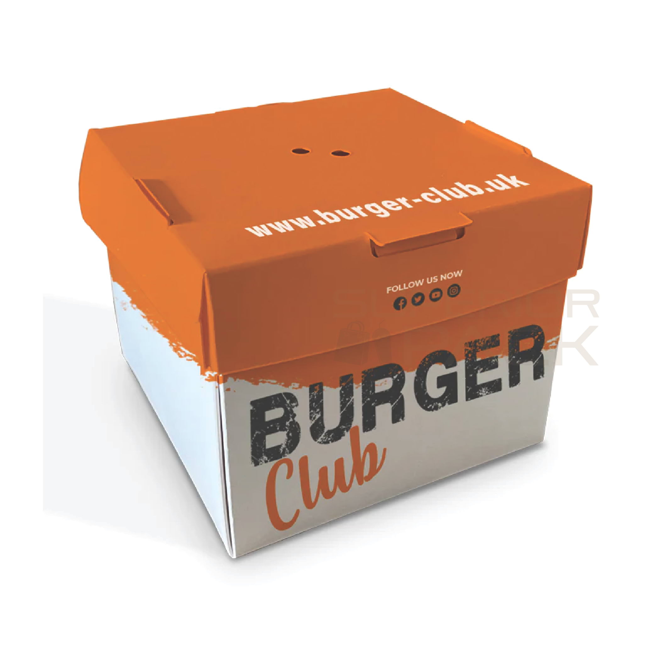 Burger Box with Lid