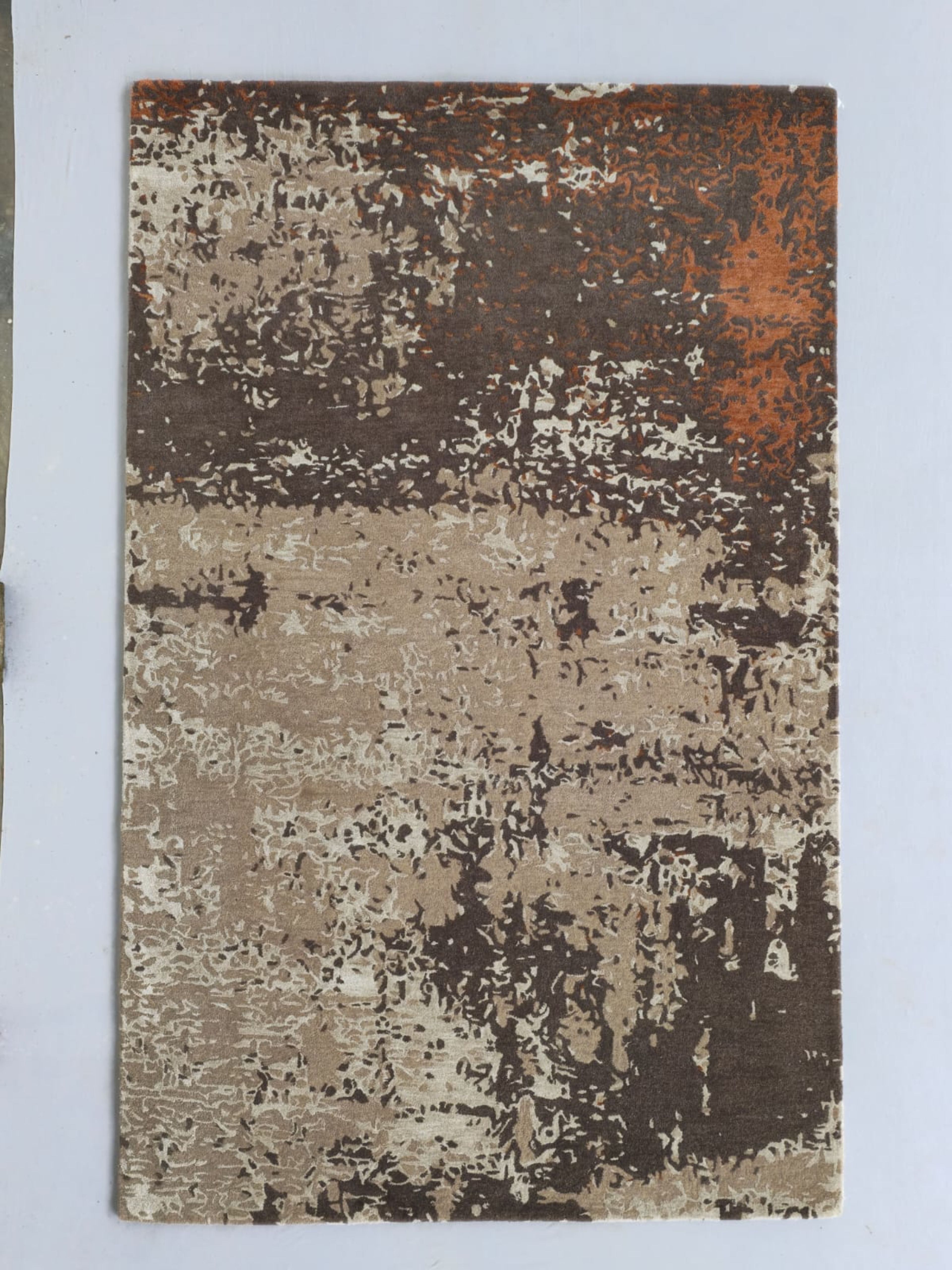 Hand Tufted Abstract Ember Rug 2