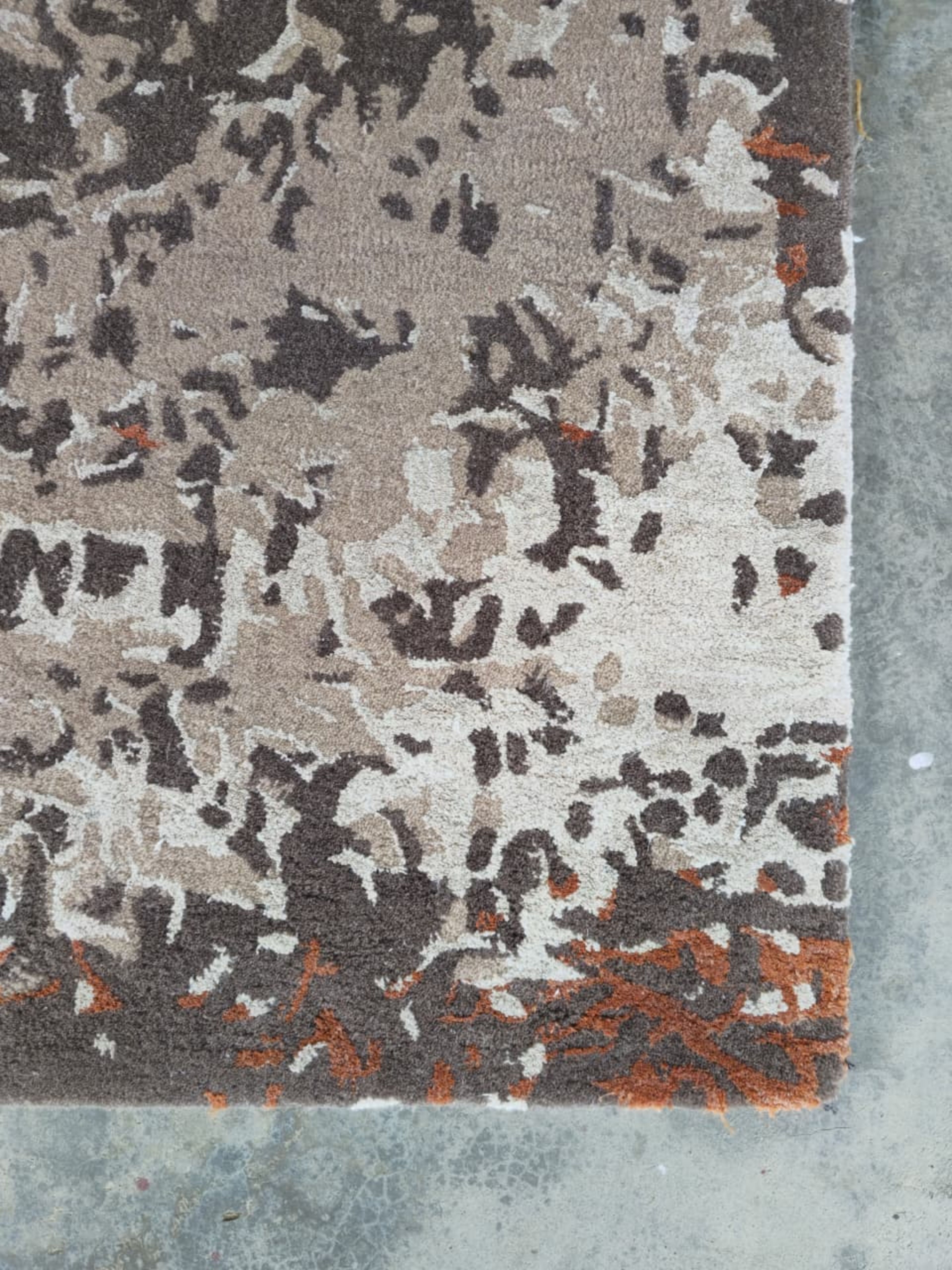 Hand Tufted Abstract Ember Rug 6