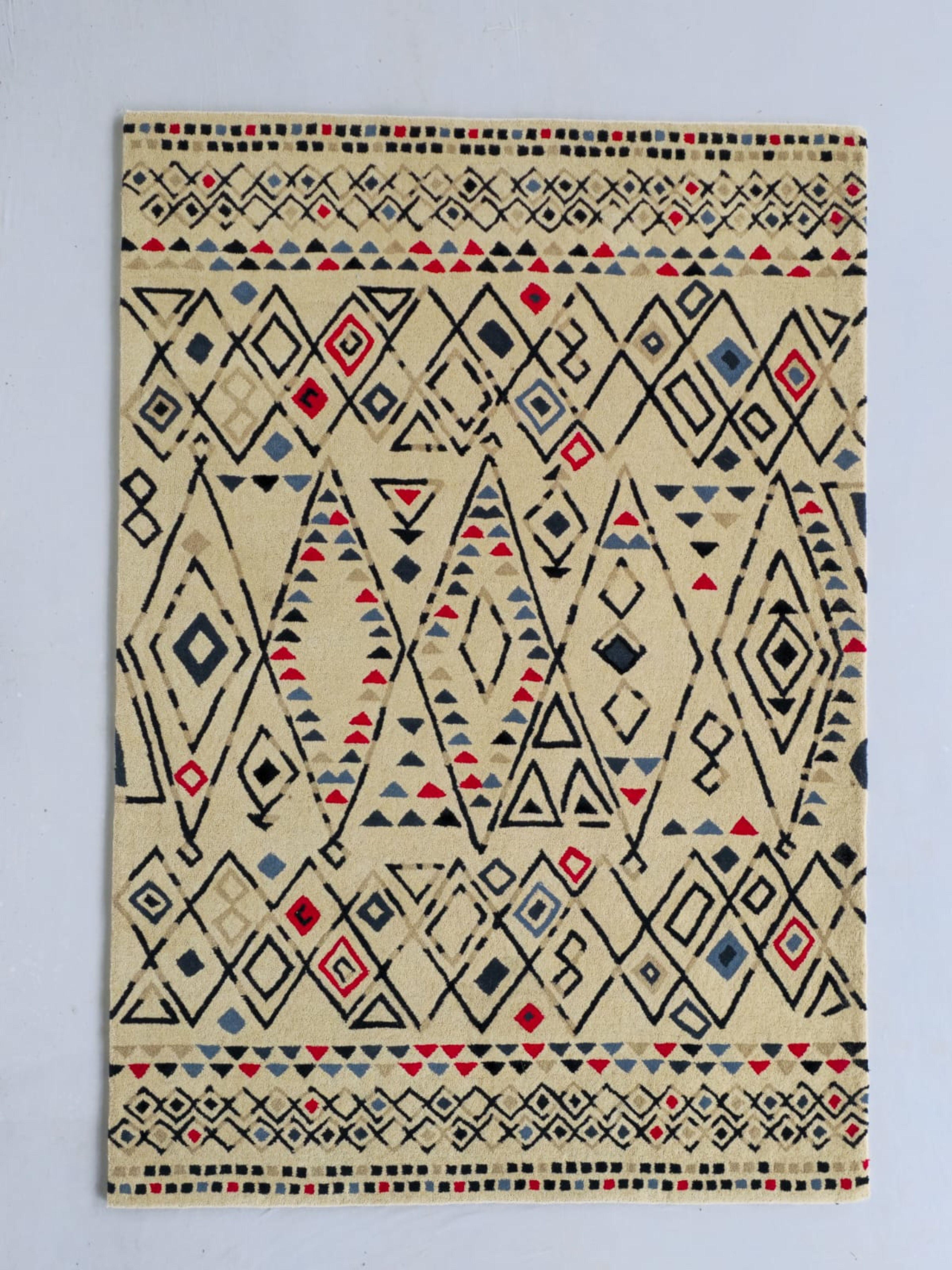 Hand Tufted Sahara Symbols Rug 2