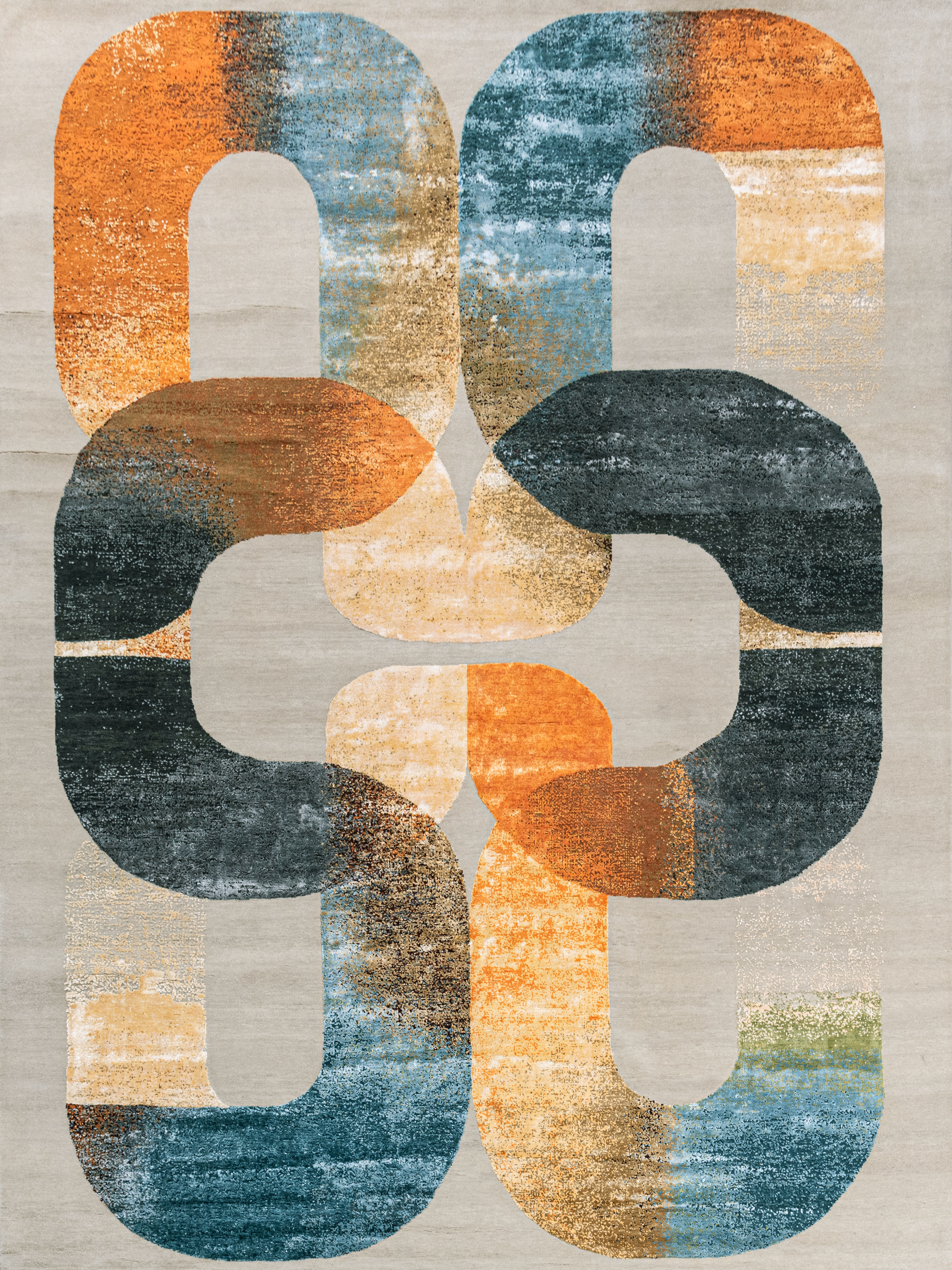 Hand Knotted Modern Contemporary Carpet 2