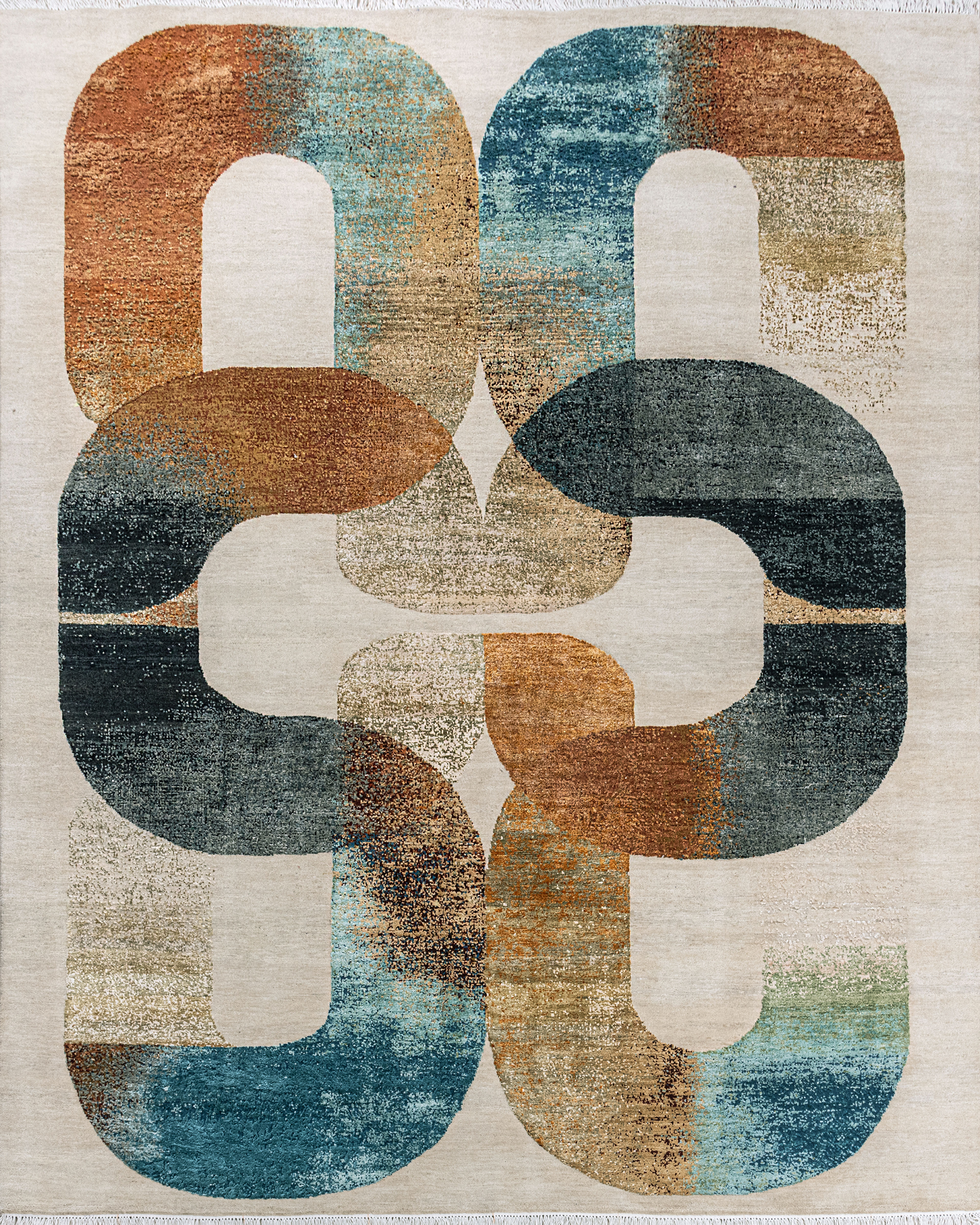 Hand Knotted Modern Contemporary Carpet 2