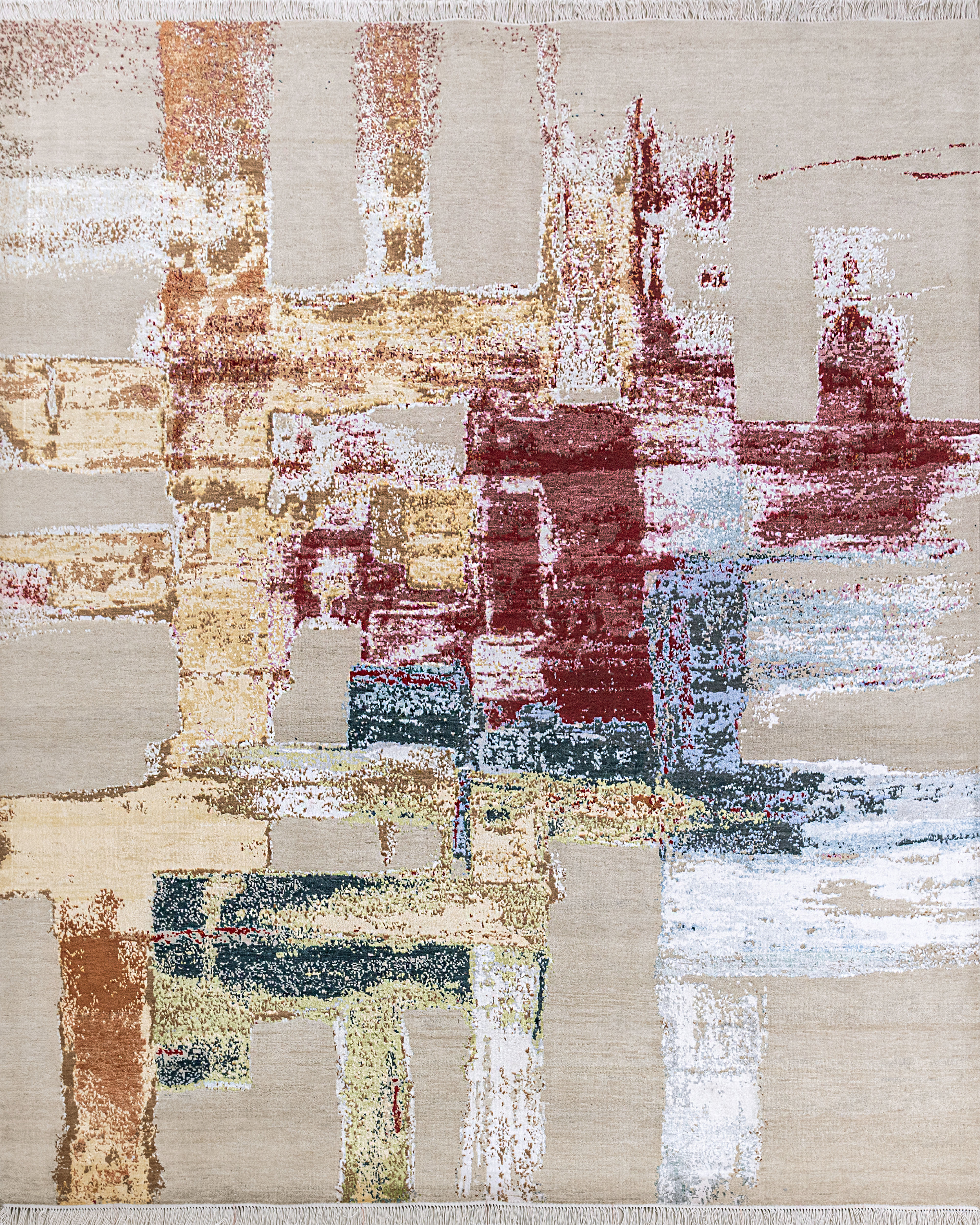 Hand Knotted Modern Contemporary Carpet