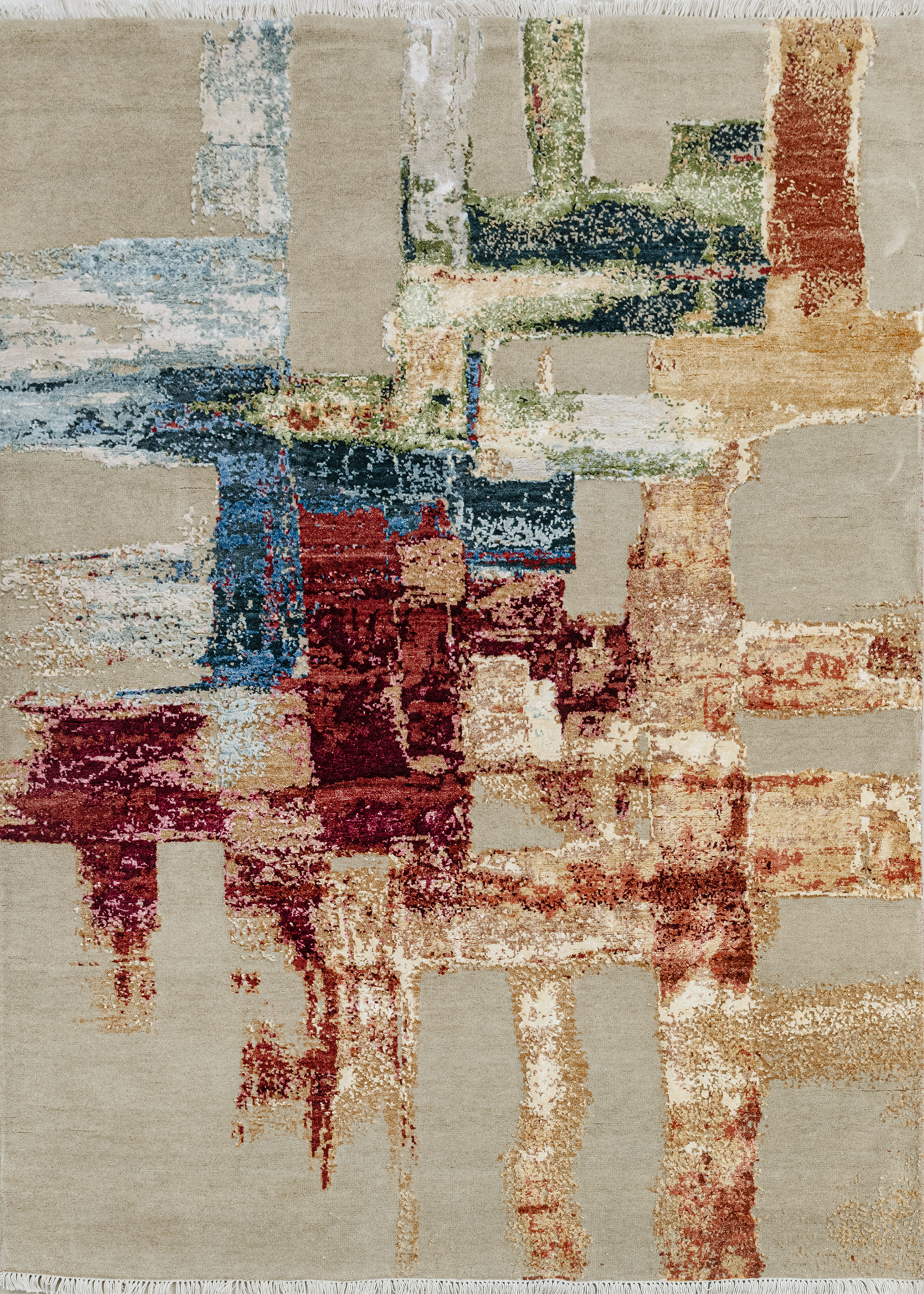 Hand Knotted Modern Contemporary Carpet 2