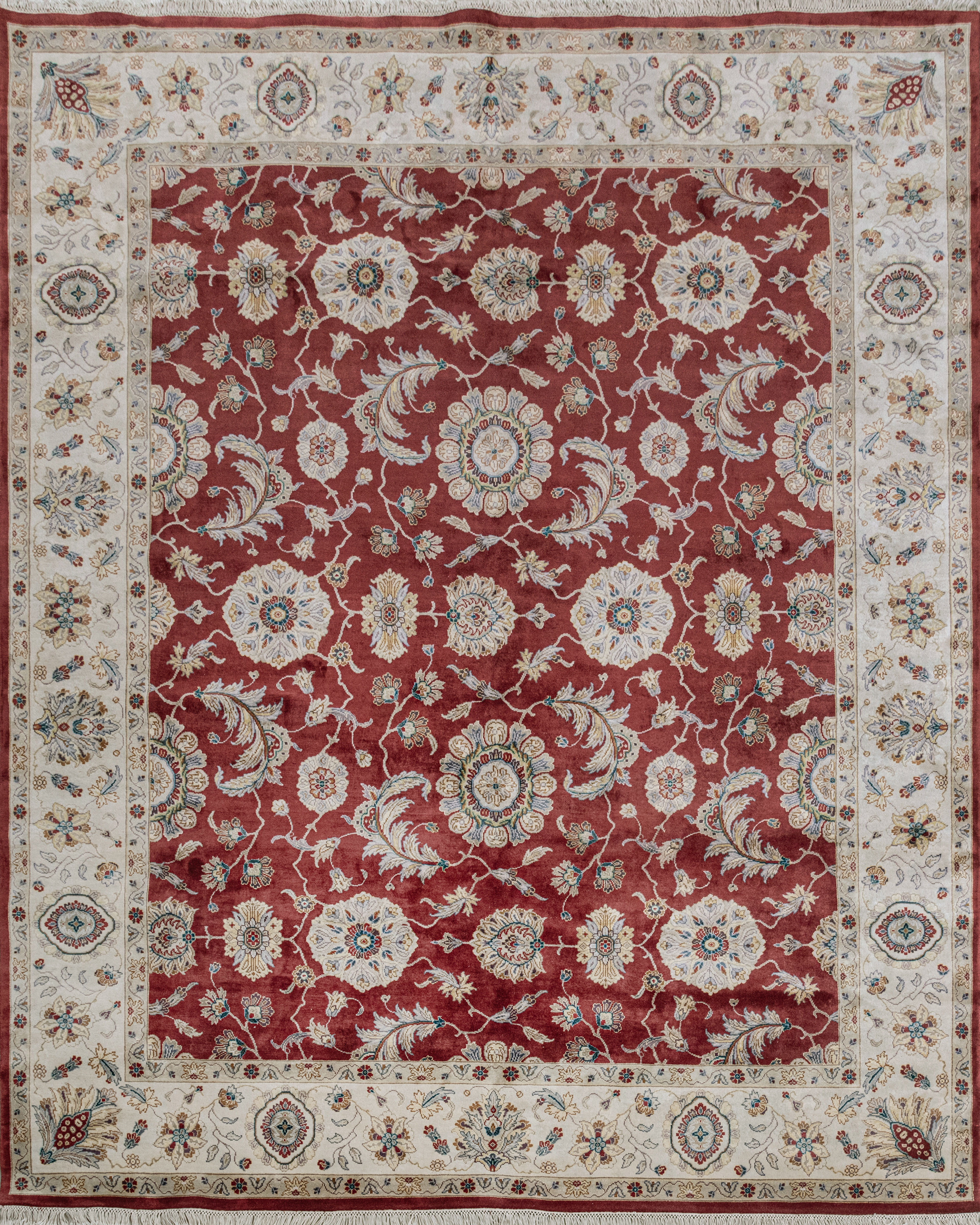 Hand Knotted Pure Silk Carpet