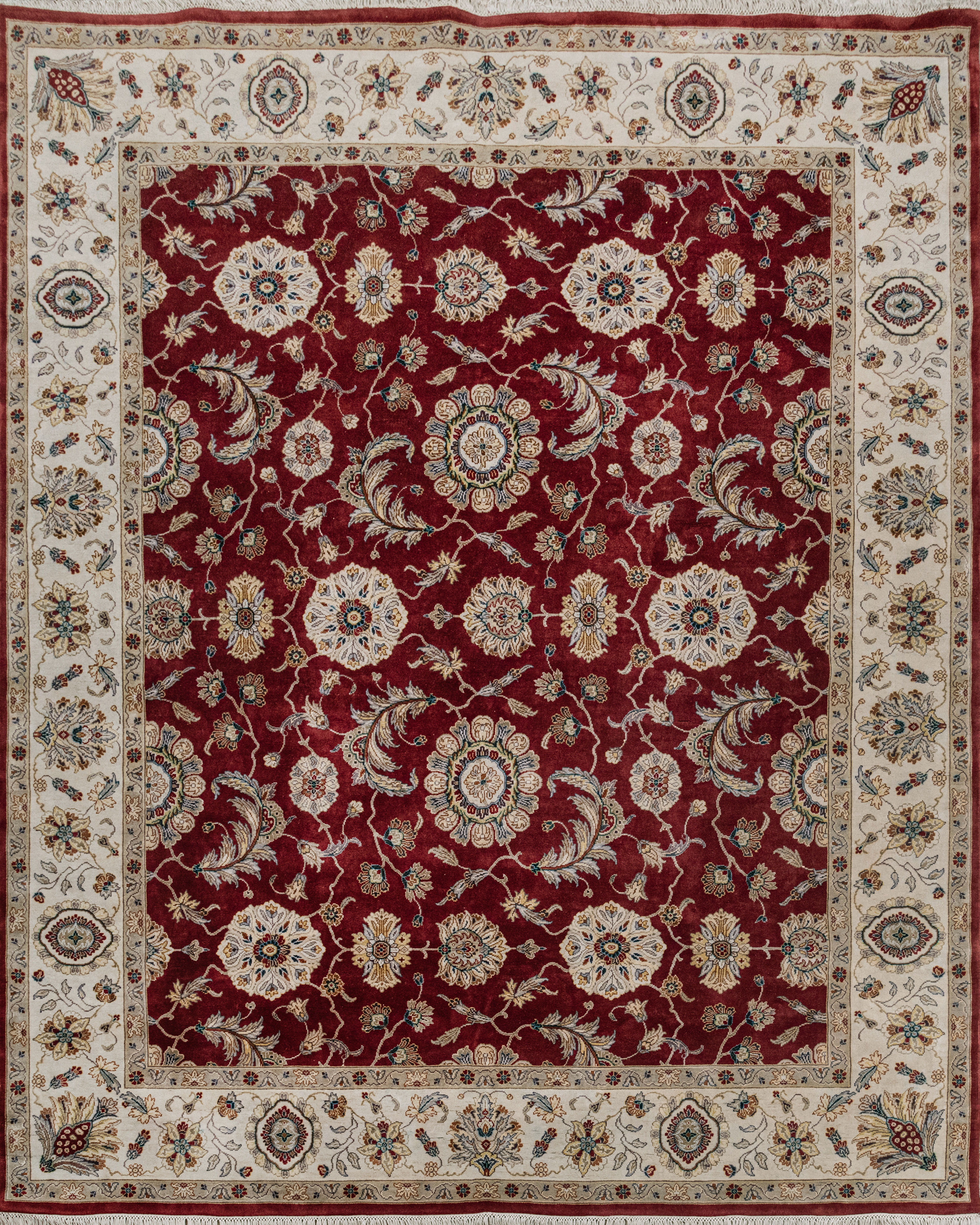 Hand Knotted Pure Silk Carpet 2