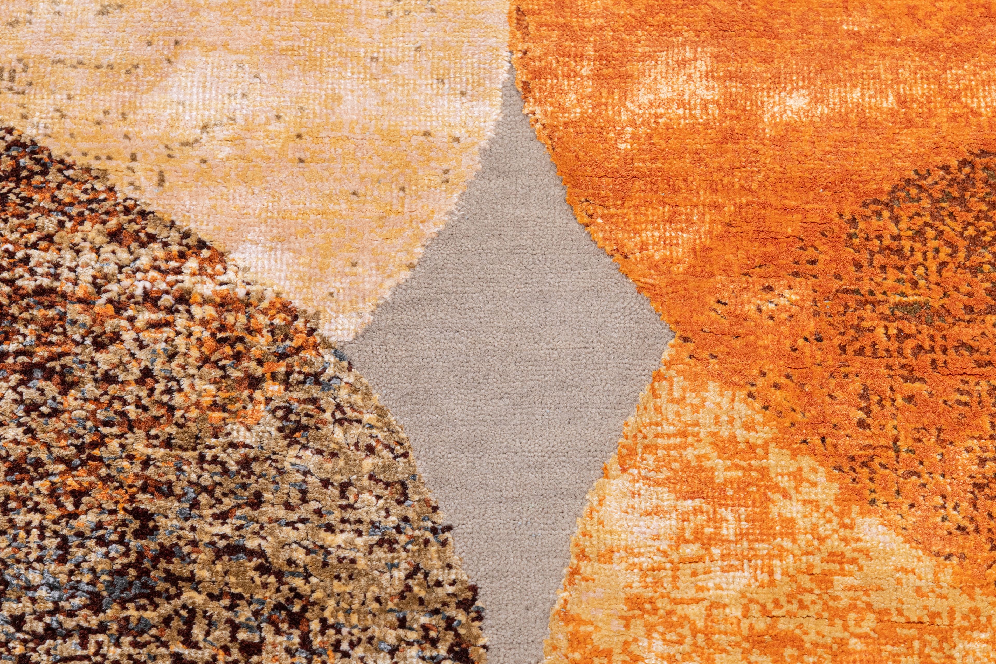 Hand Knotted Modern Contemporary Carpet 3