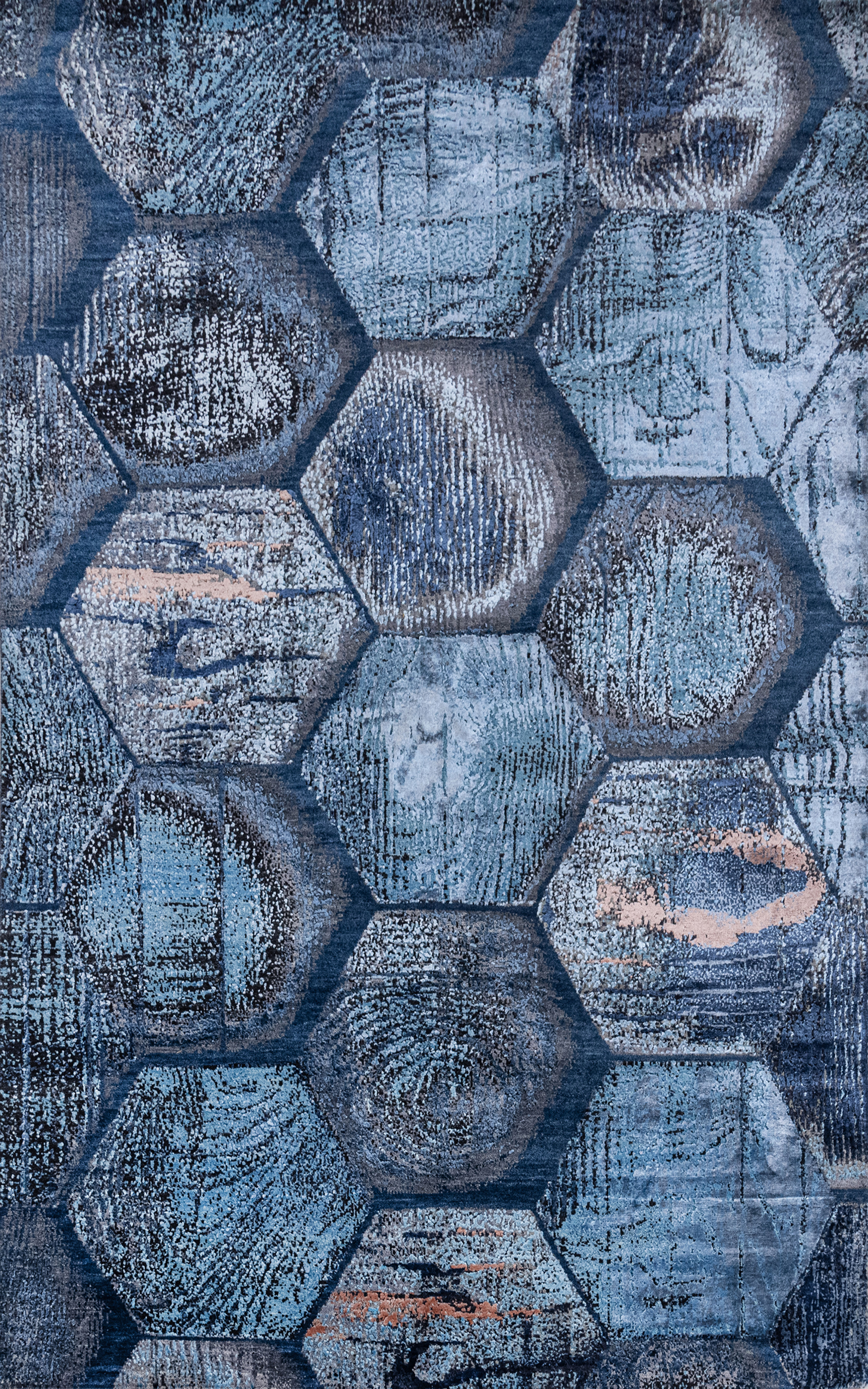 Hand Knotted Modern Contemporary Carpet