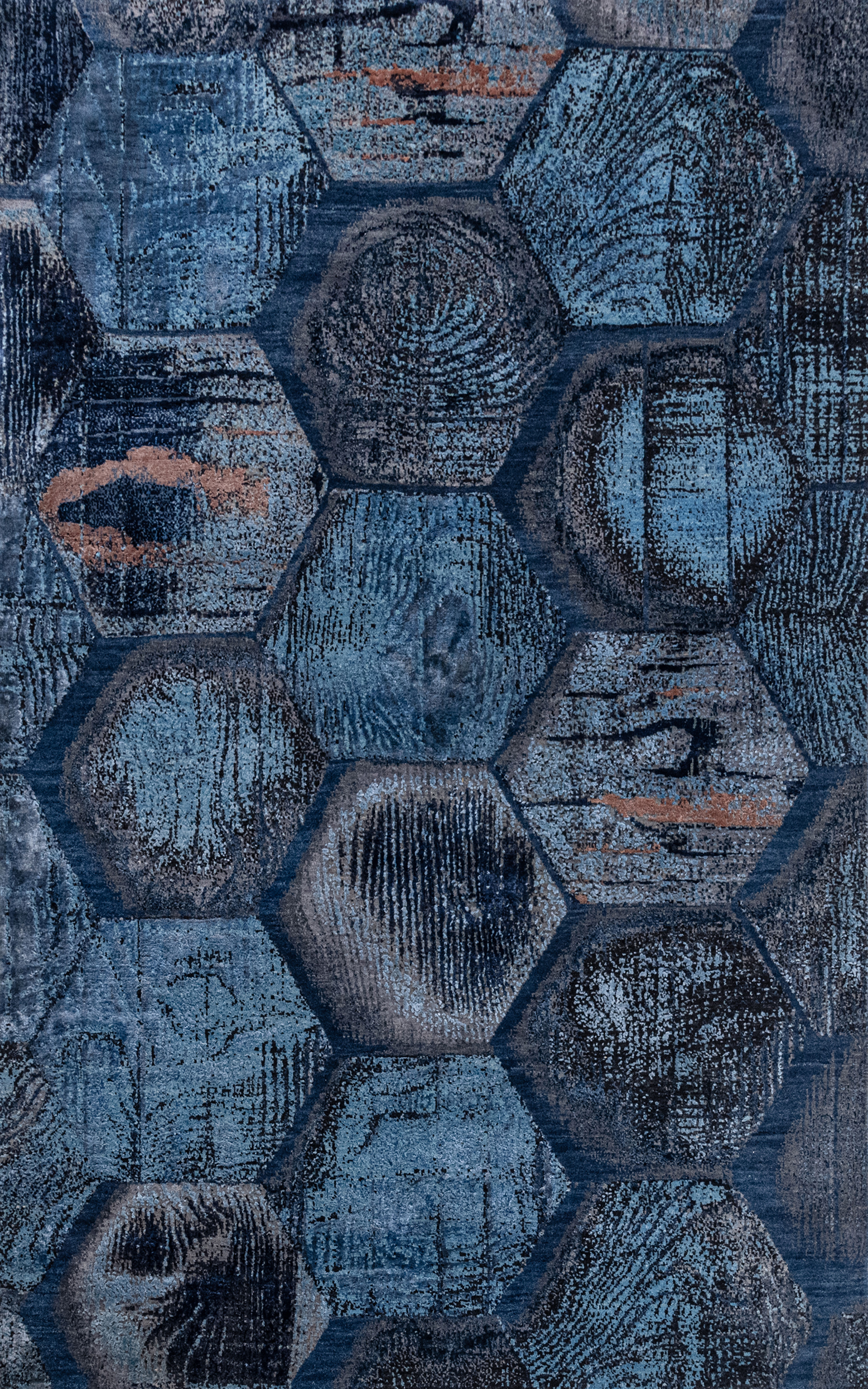 Hand Knotted Modern Contemporary Carpet 2