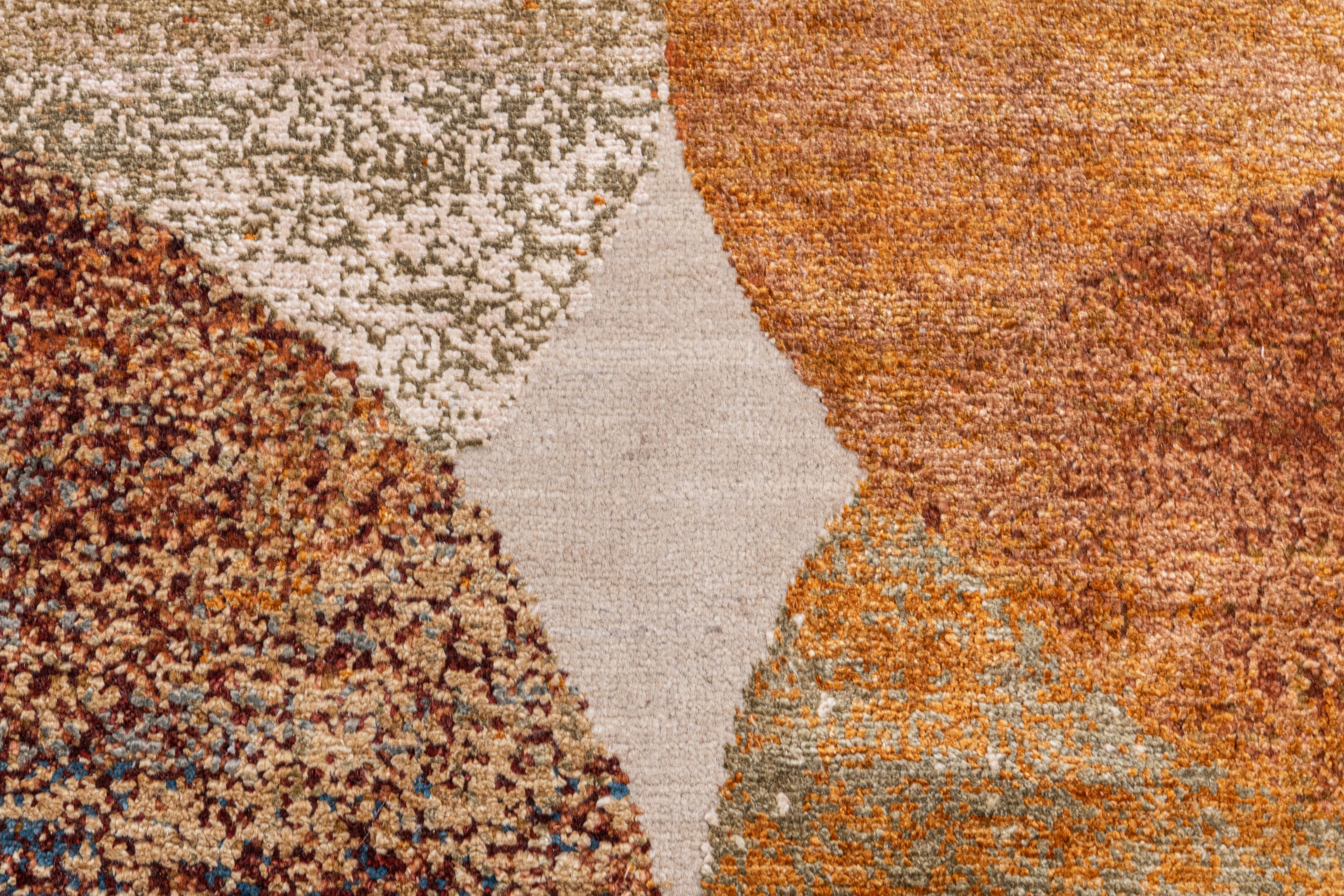 Hand Knotted Modern Contemporary Carpet 3