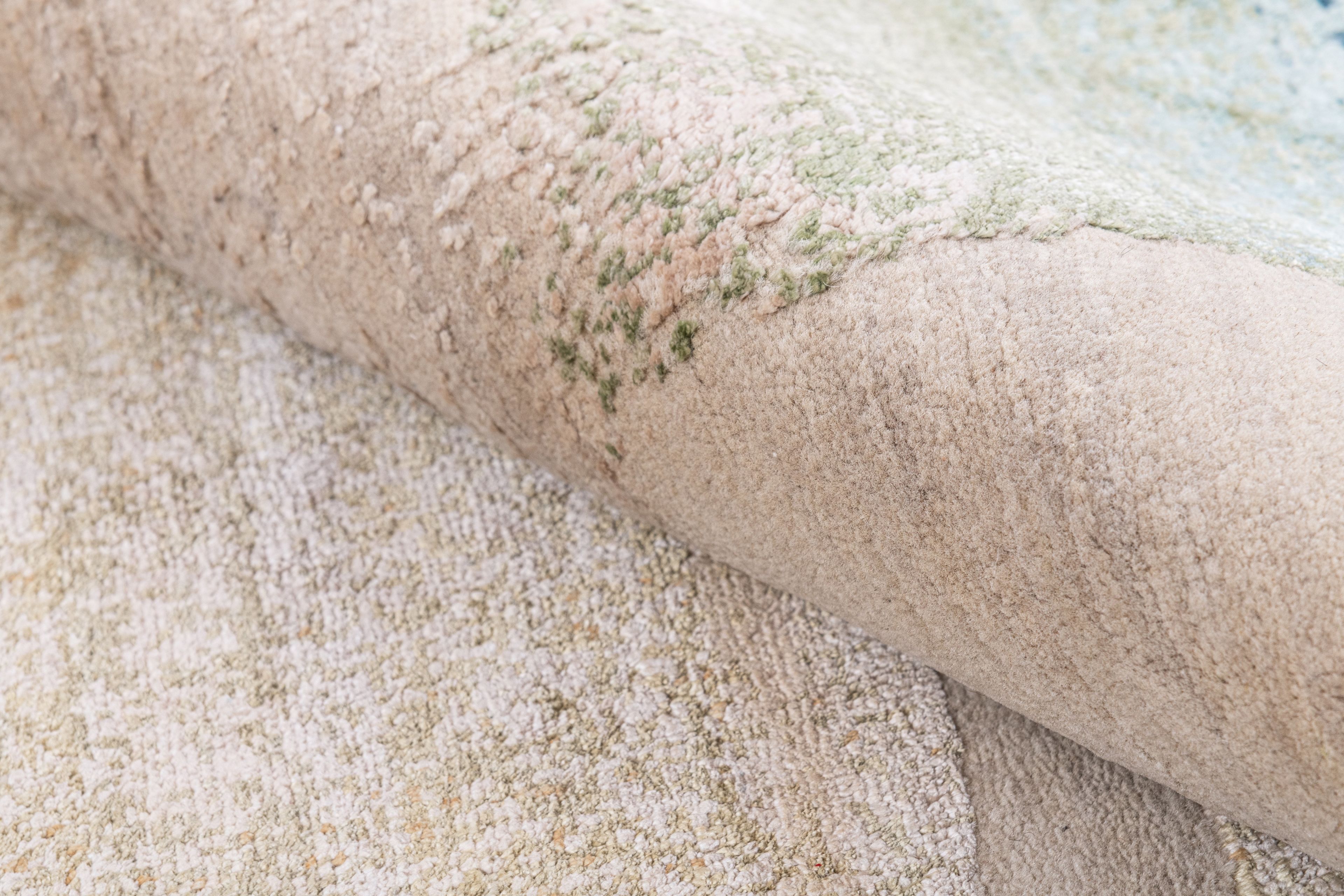 Hand Knotted Modern Contemporary Carpet 7
