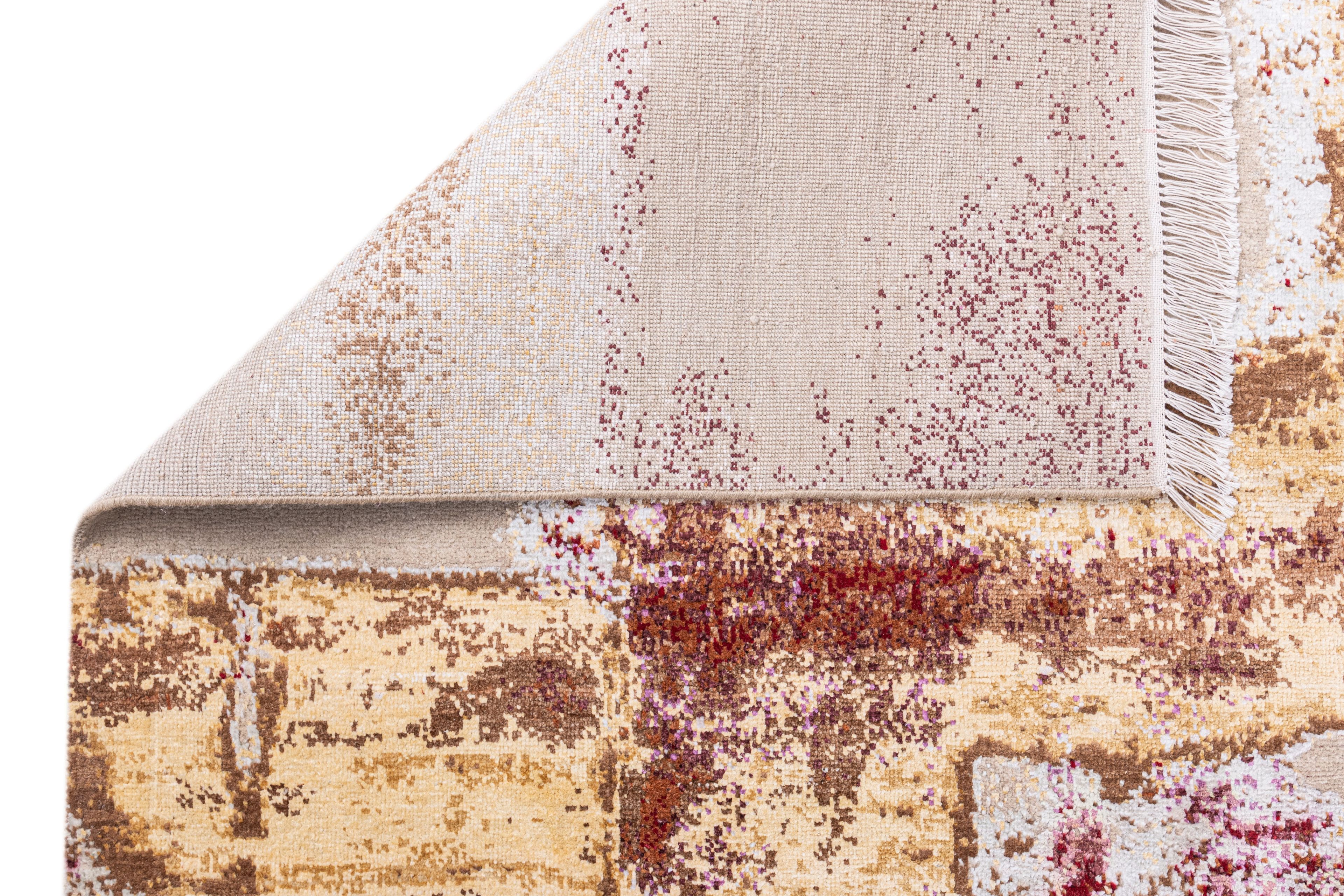 Hand Knotted Modern Contemporary Carpet 5