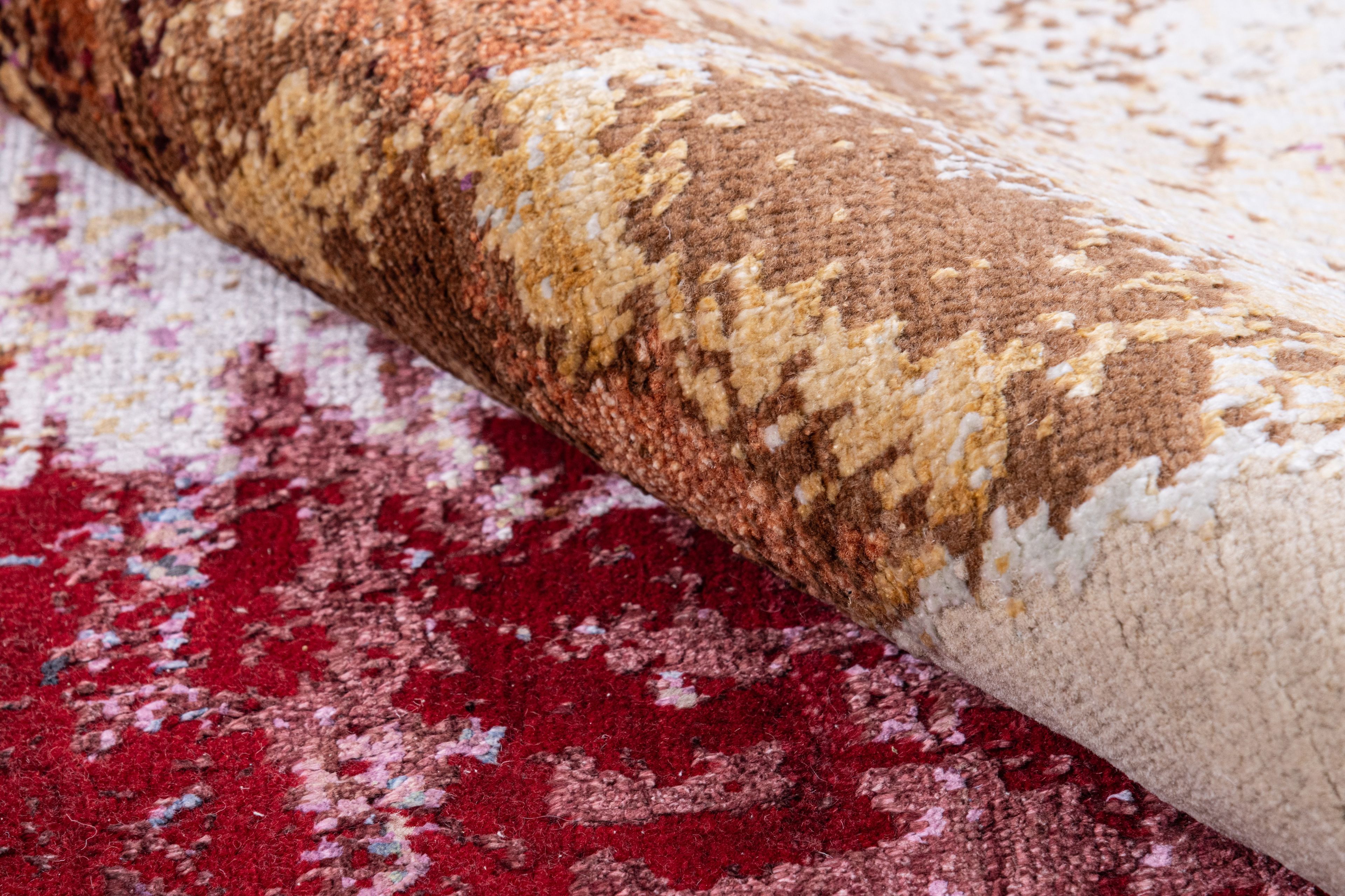 Hand Knotted Modern Contemporary Carpet 7