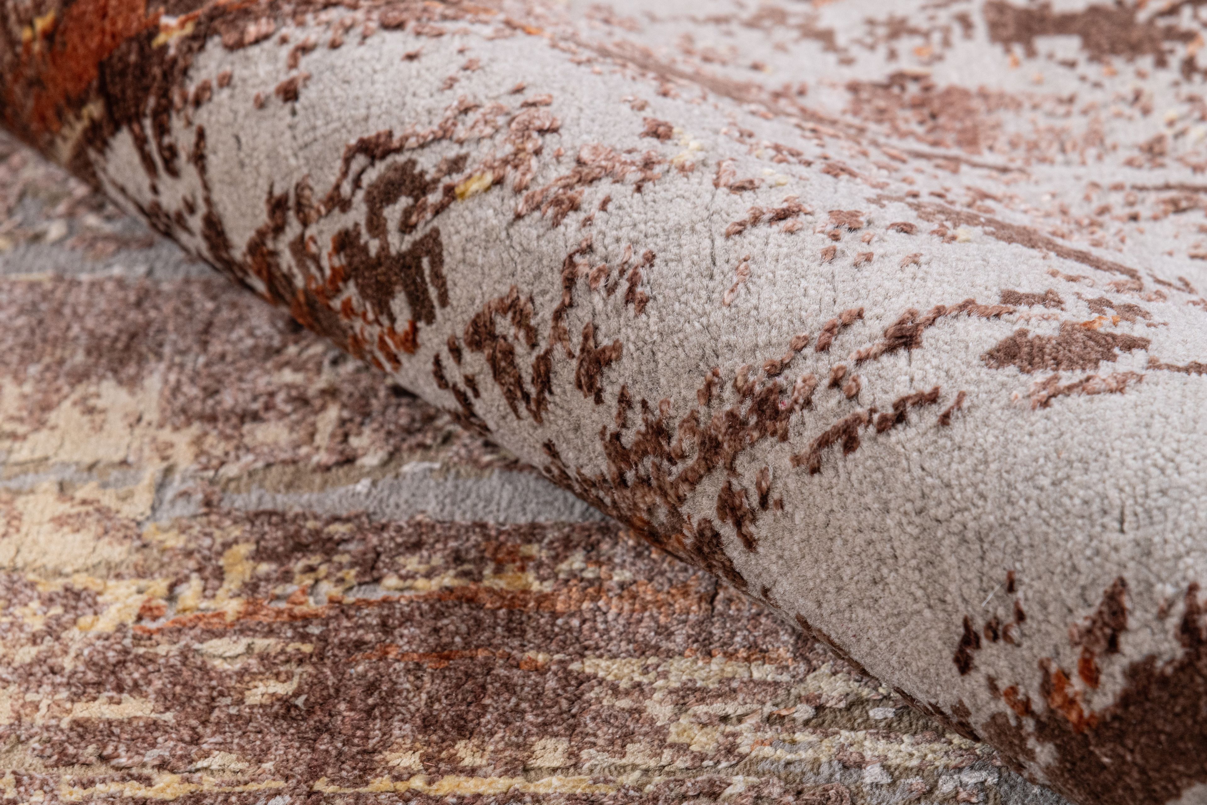 Hand Knotted Modern Contemporary Carpet 7