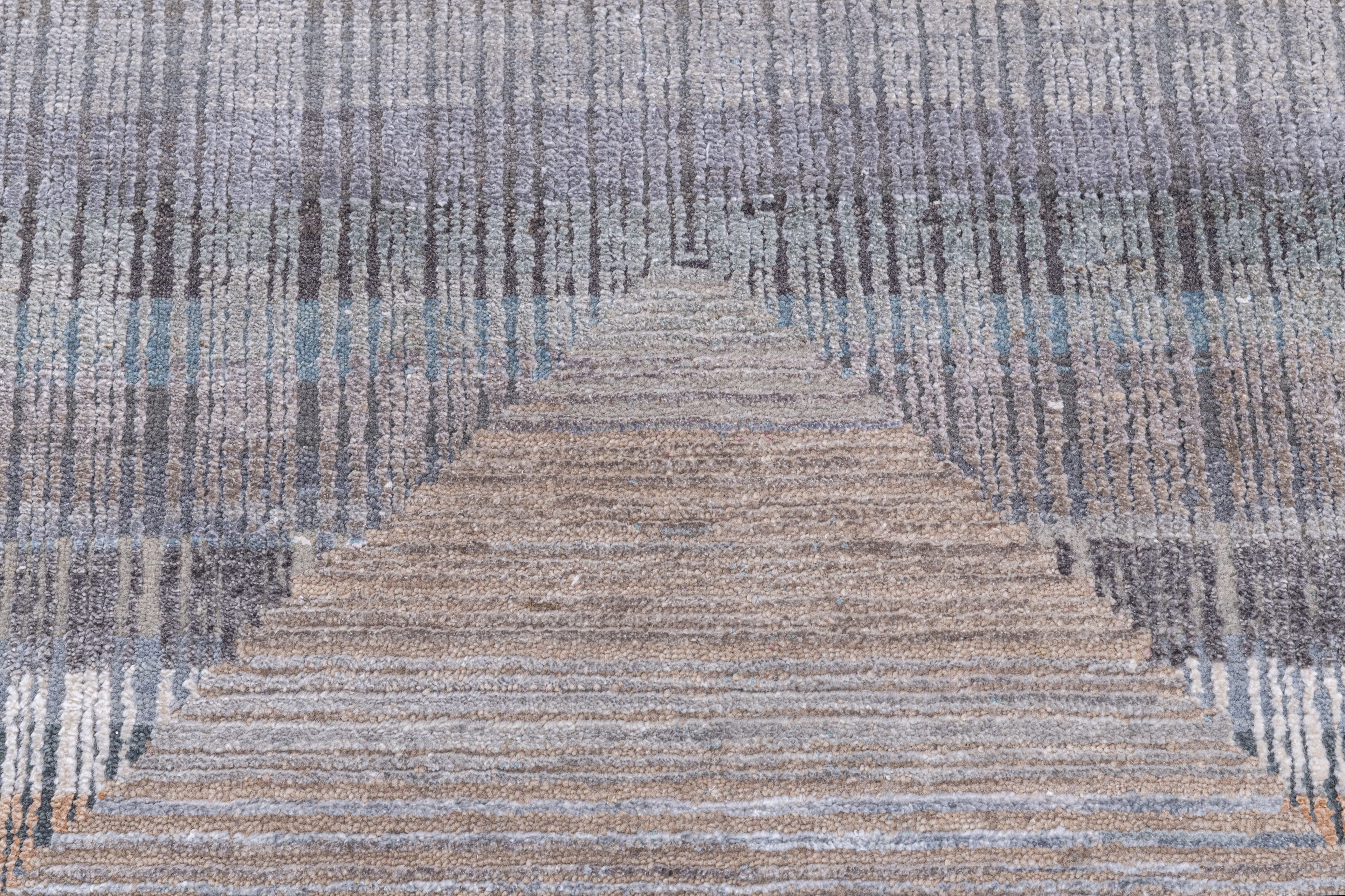 Hand Knotted Modern Contemporary Carpet 3