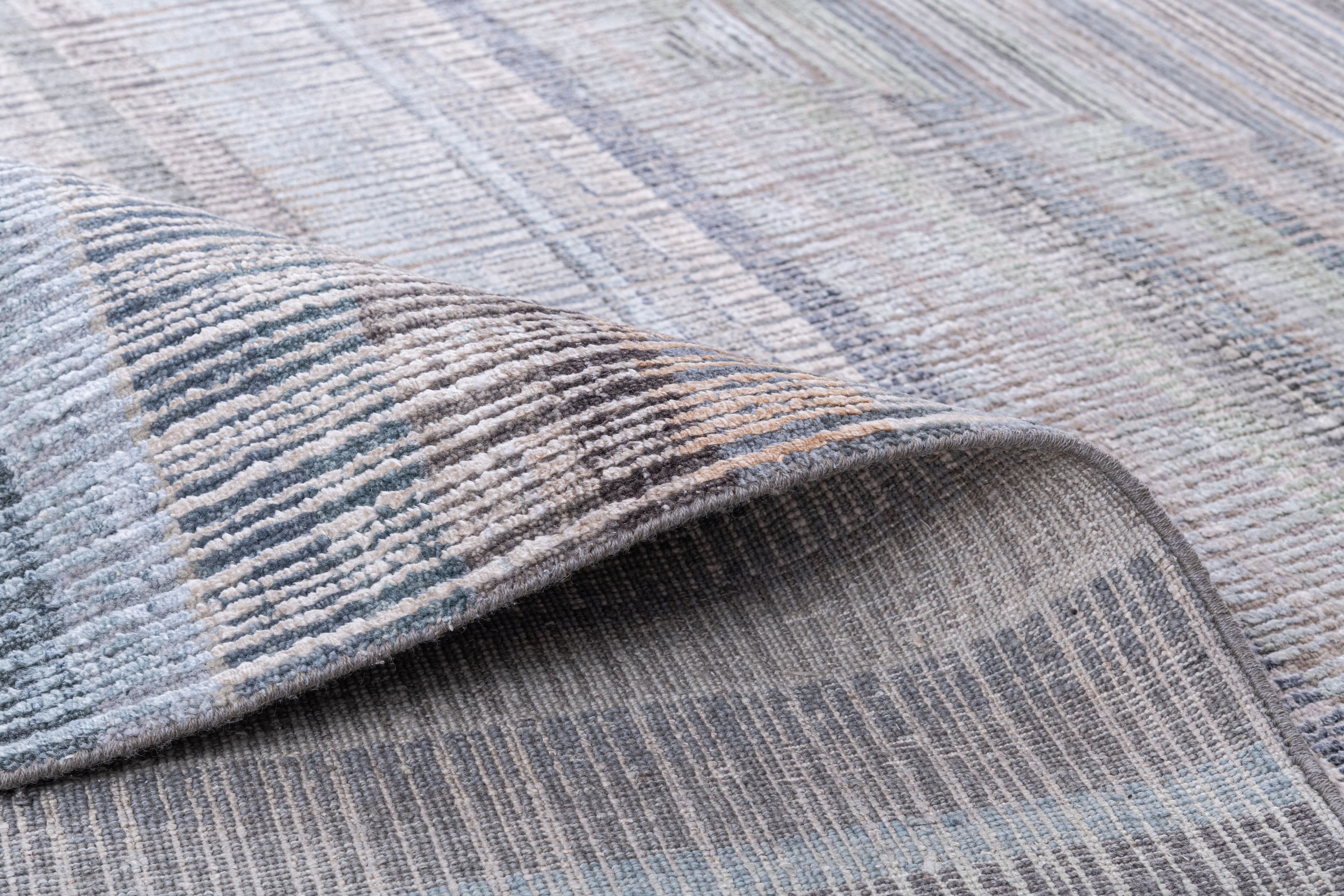 Hand Knotted Modern Contemporary Carpet 6