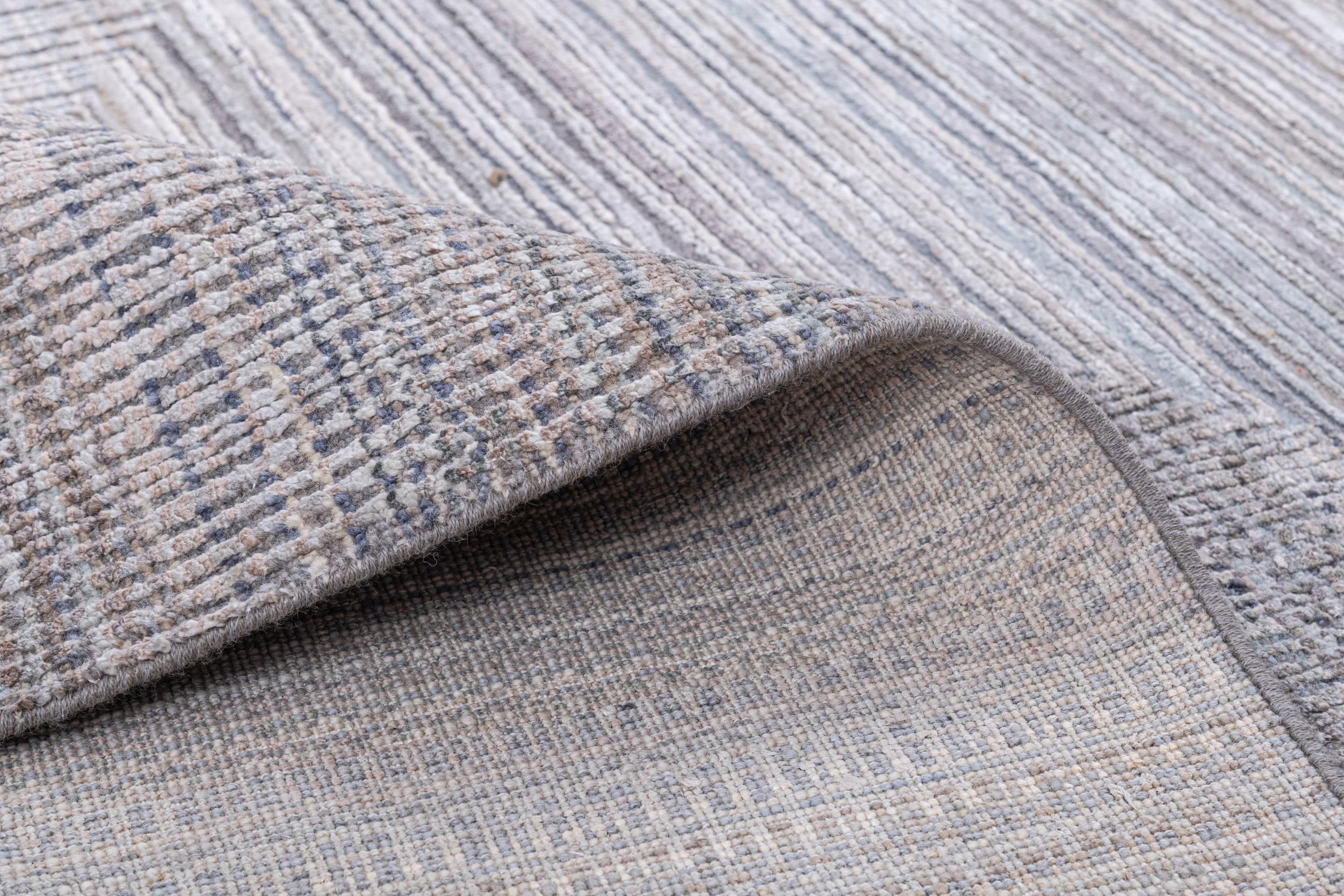 Hand Knotted Modern Contemporary Carpet 6