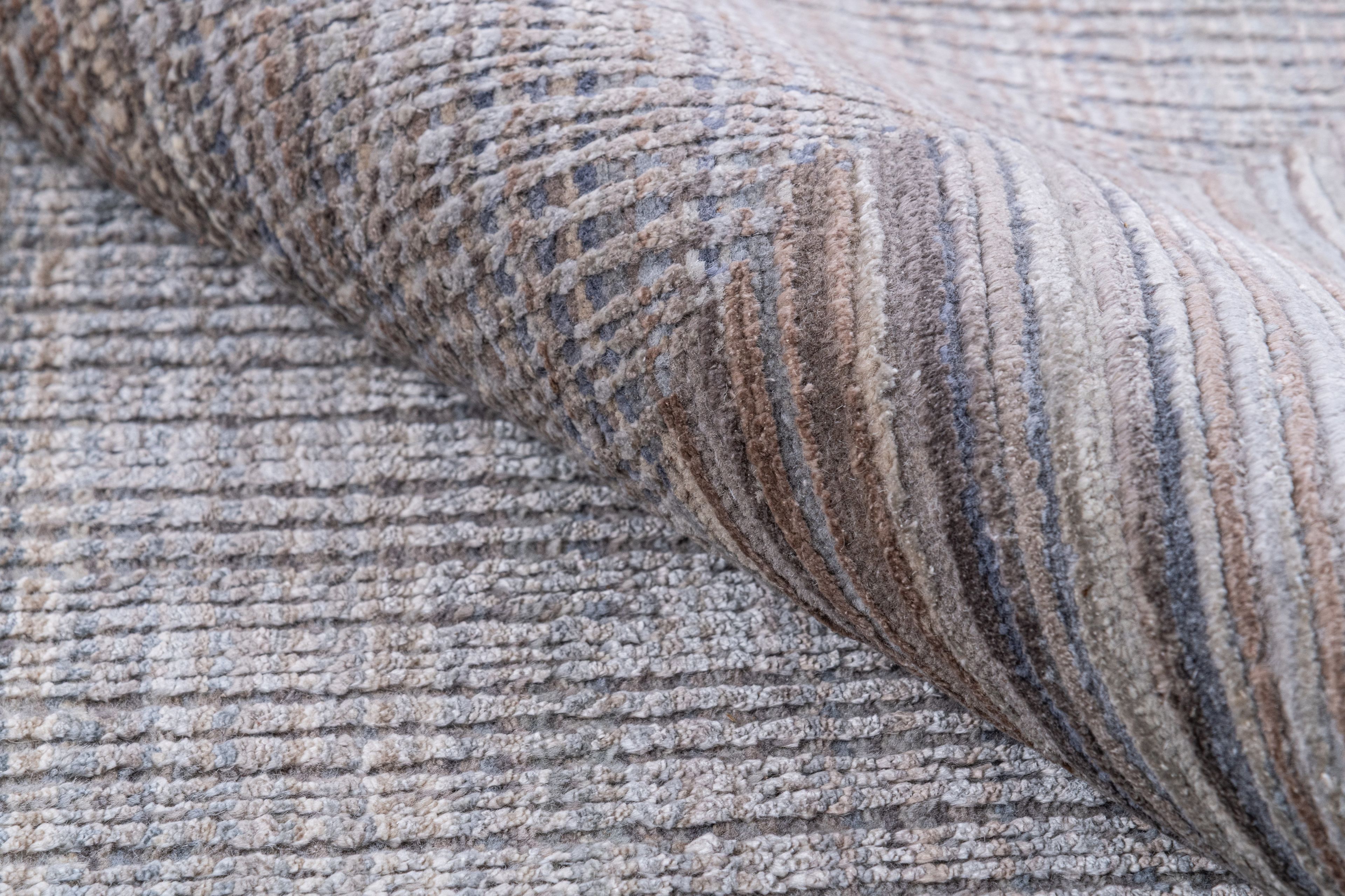 Hand Knotted Modern Contemporary Carpet 7