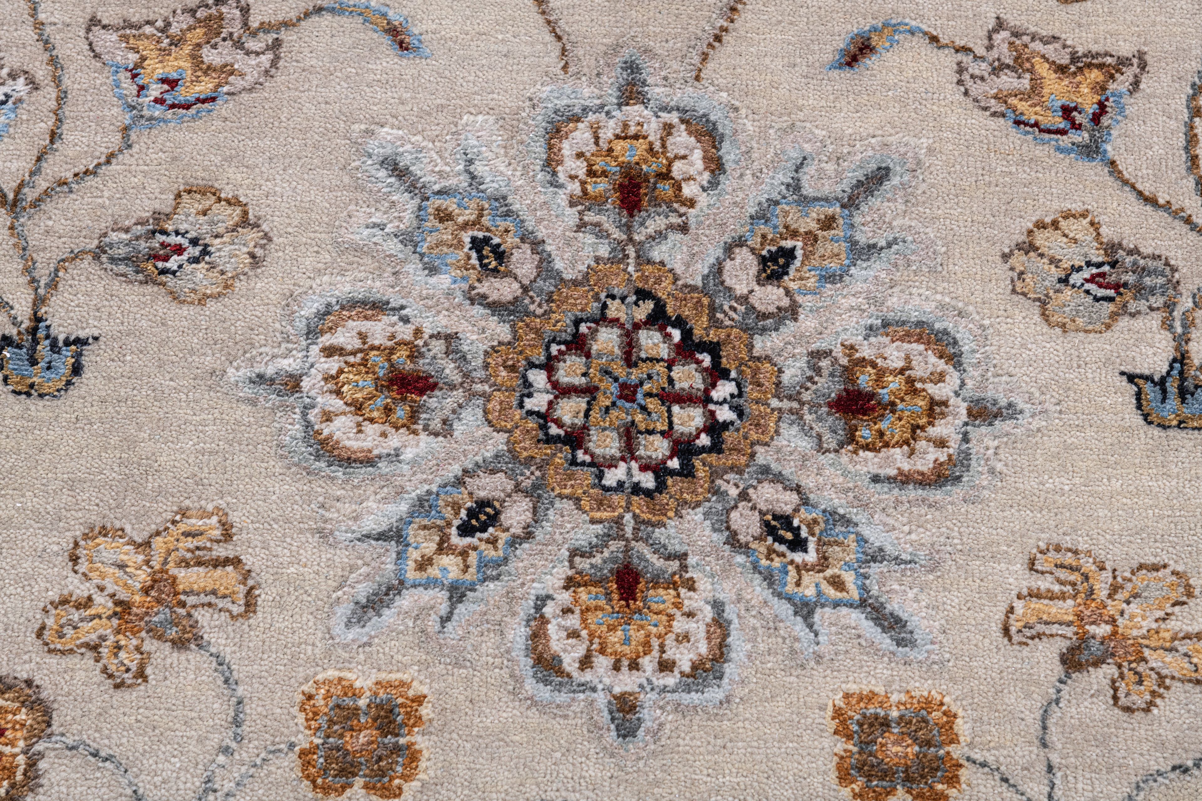 Hand Knotted Wool & Silk Carpet 3