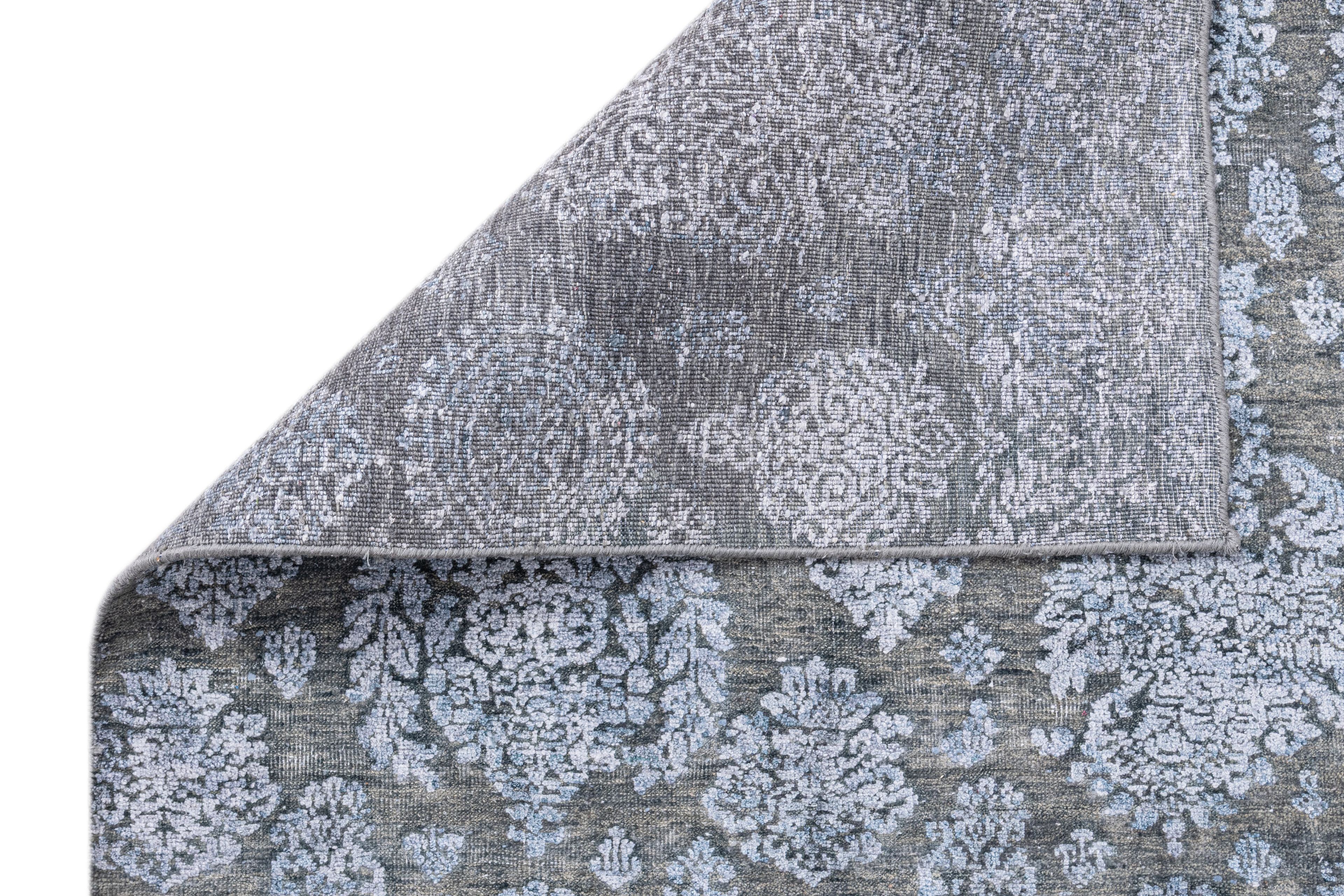 Hand Knotted Modern Contemporary Carpet 5