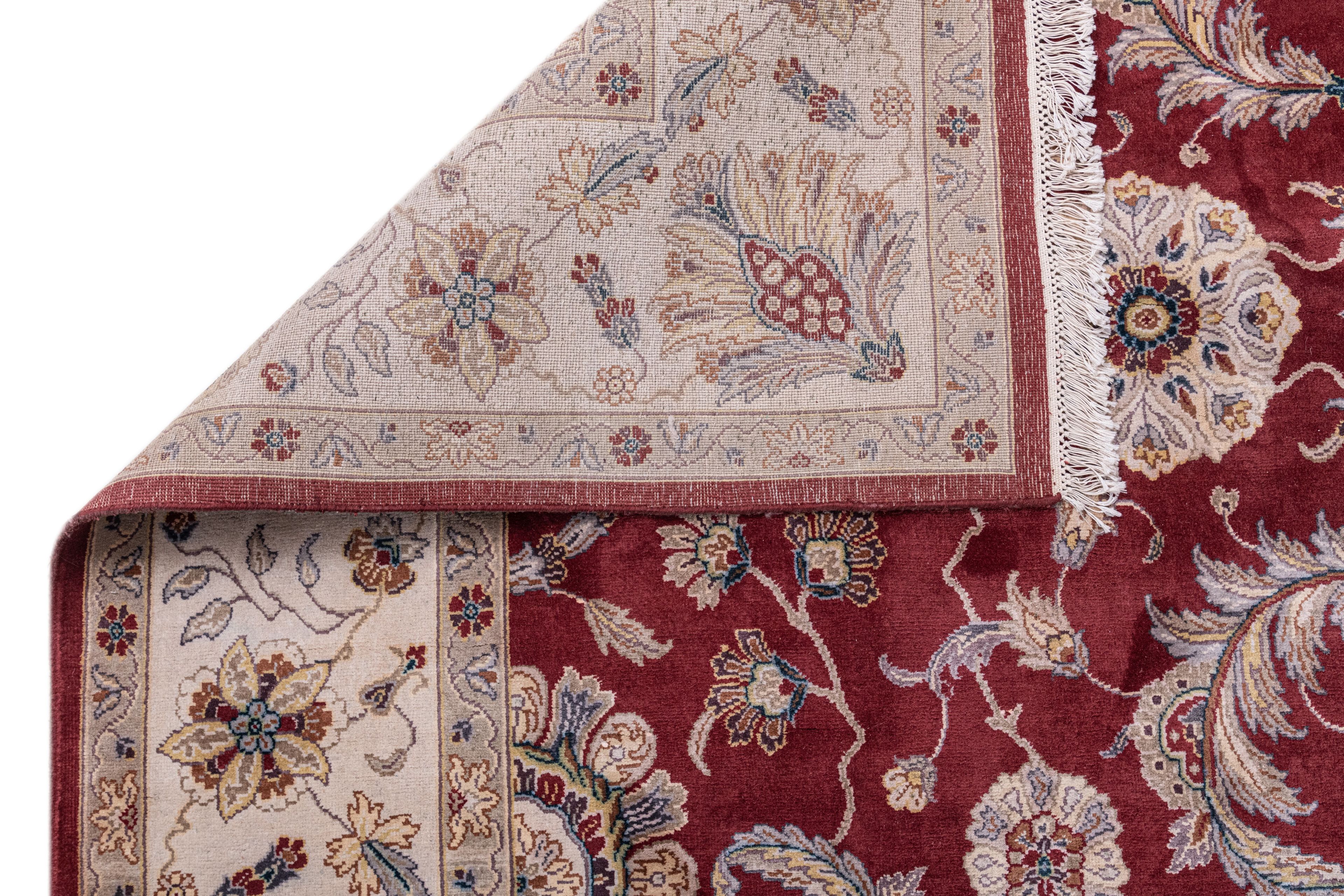 Hand Knotted Pure Silk Carpet 5