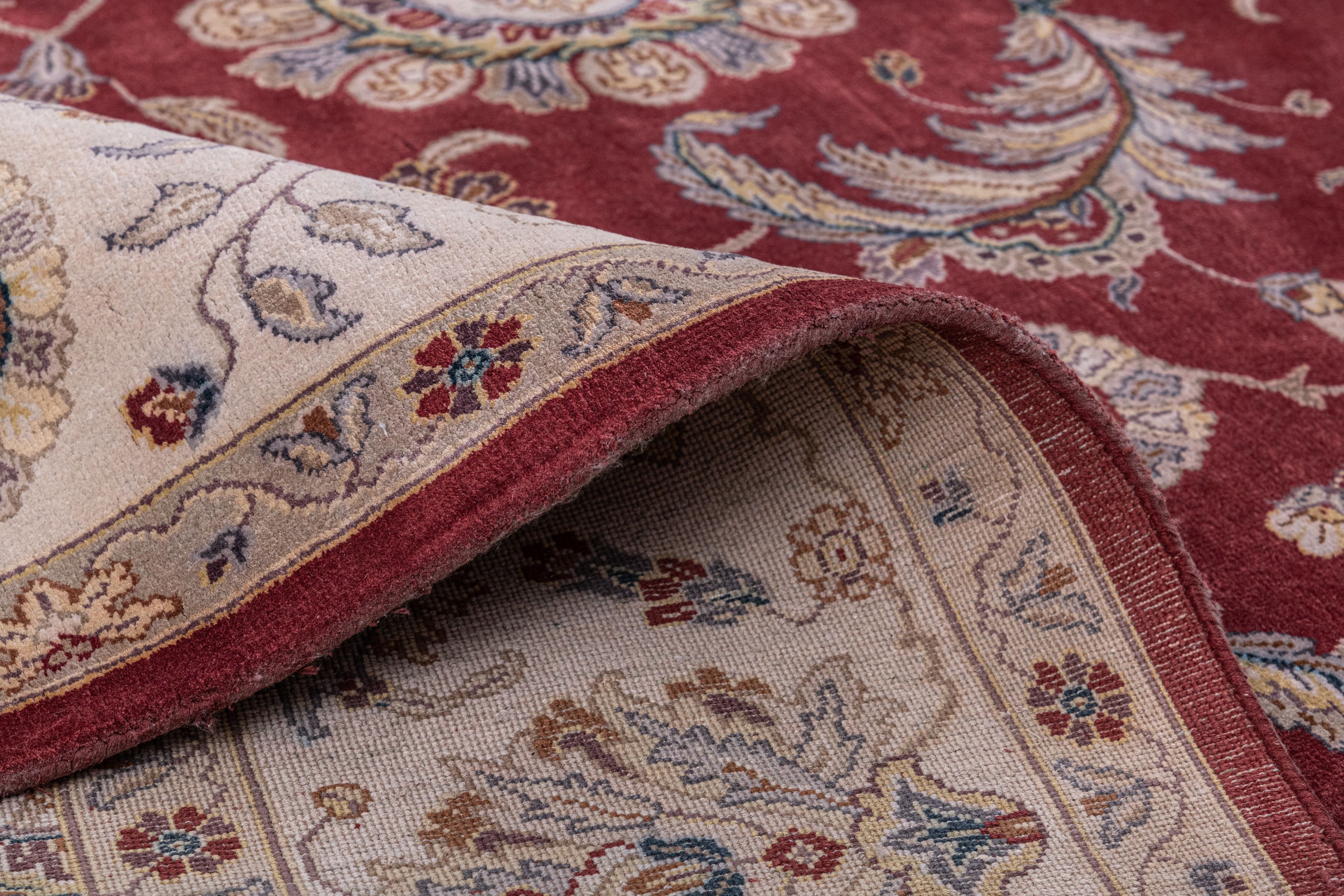 Hand Knotted Pure Silk Carpet 6
