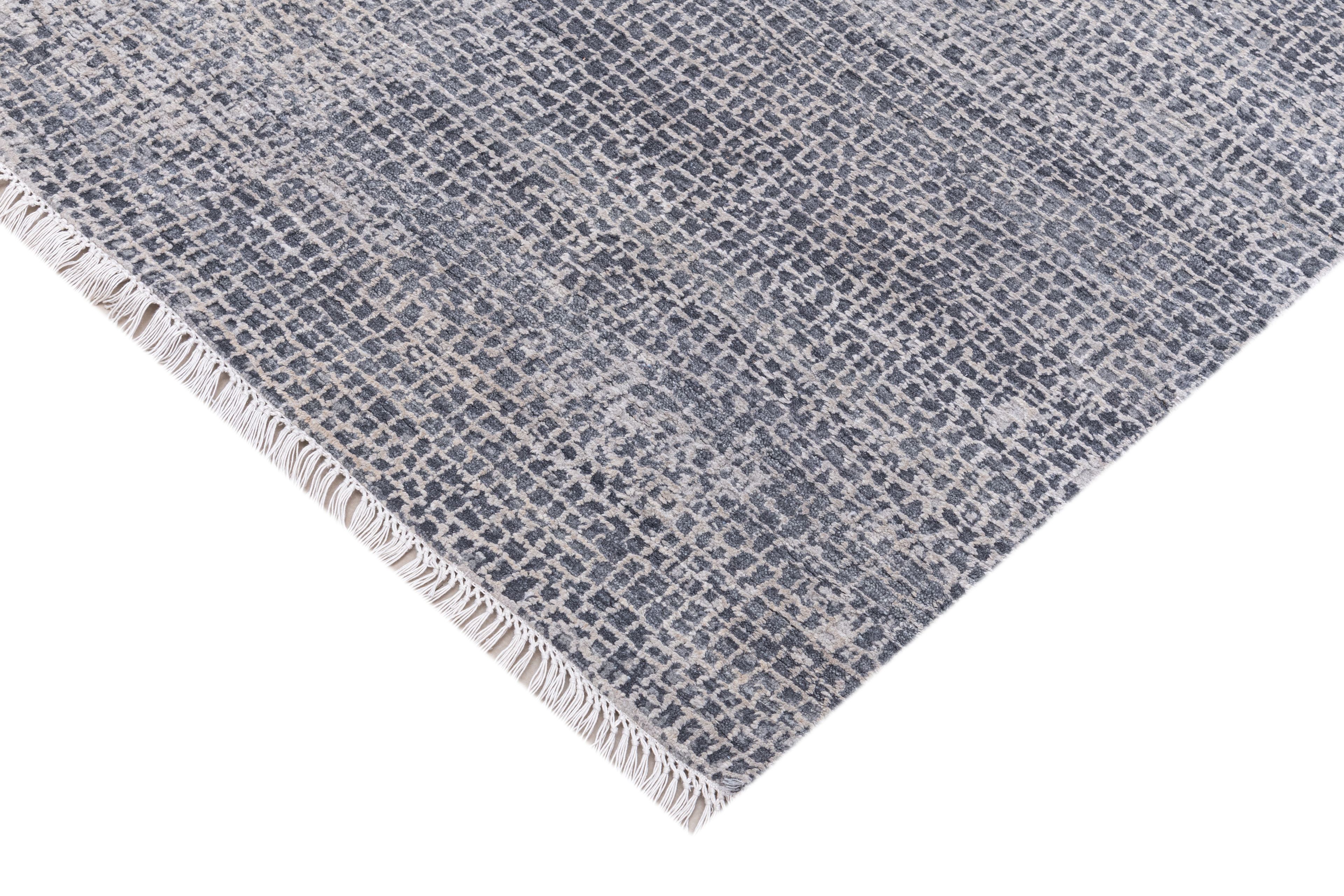 Hand Knotted Modern Contemporary Carpet 4