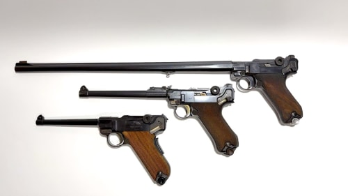 German WW1 DWM Artillery Luger Pistol Rig