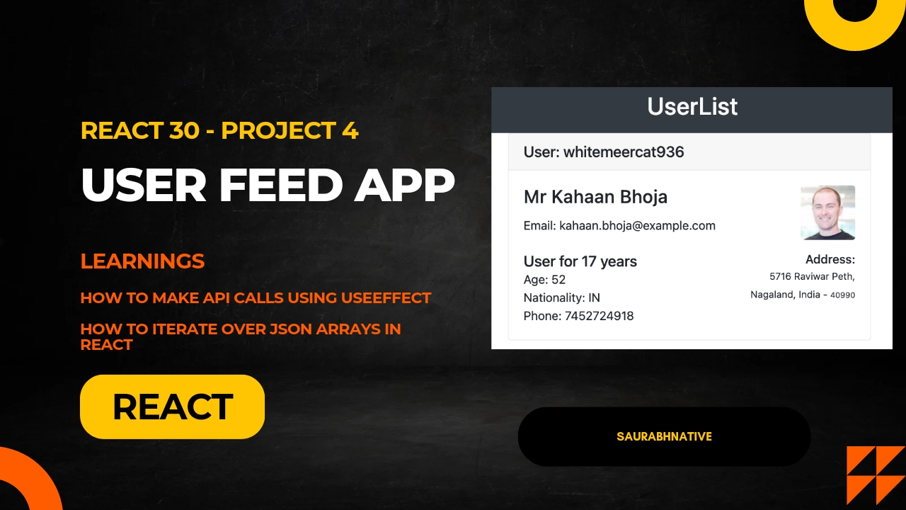 User Feed App
