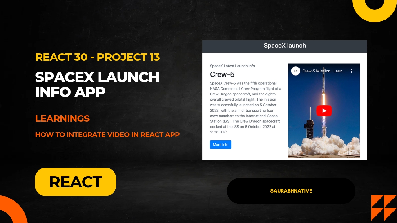 SpaceX Launch Info app