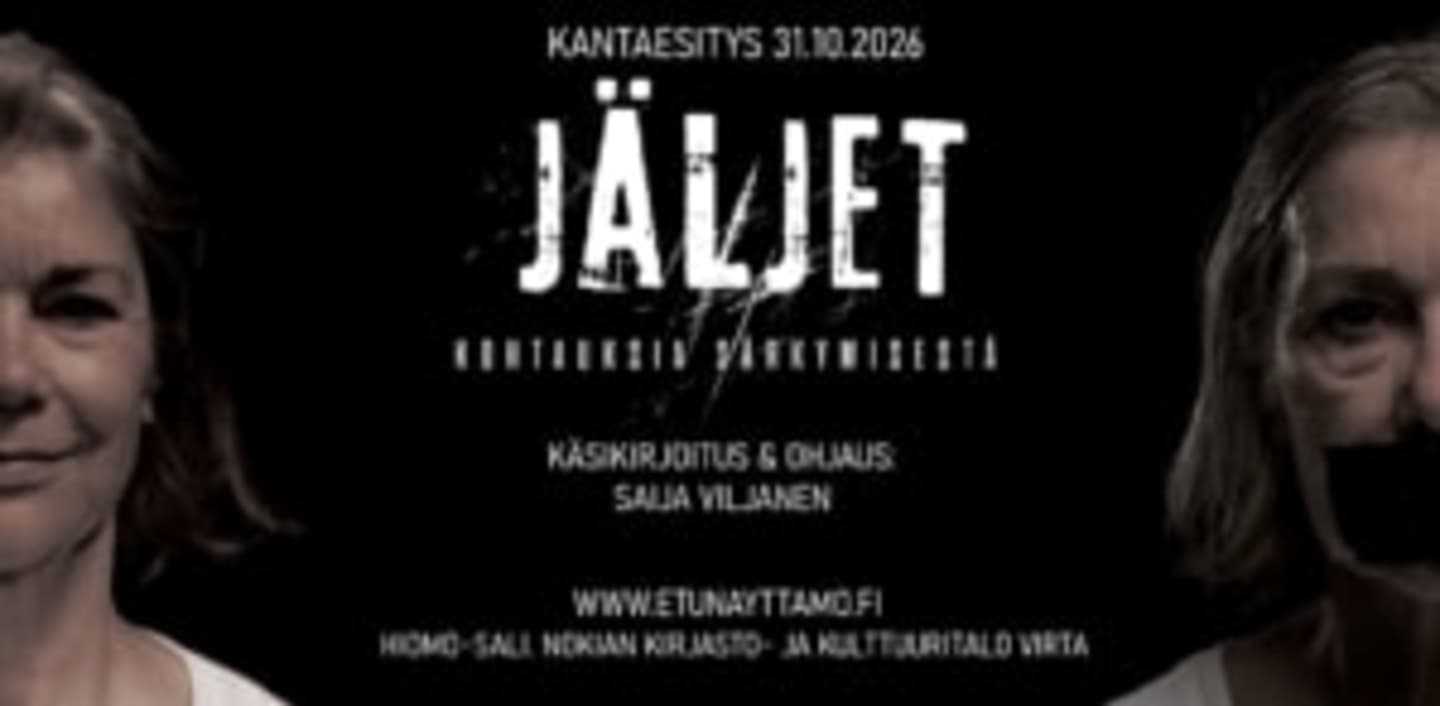 Ensi-illassa syksyllä 2026 kantaesitys: Jäljet – kohtauksia särkymisestä