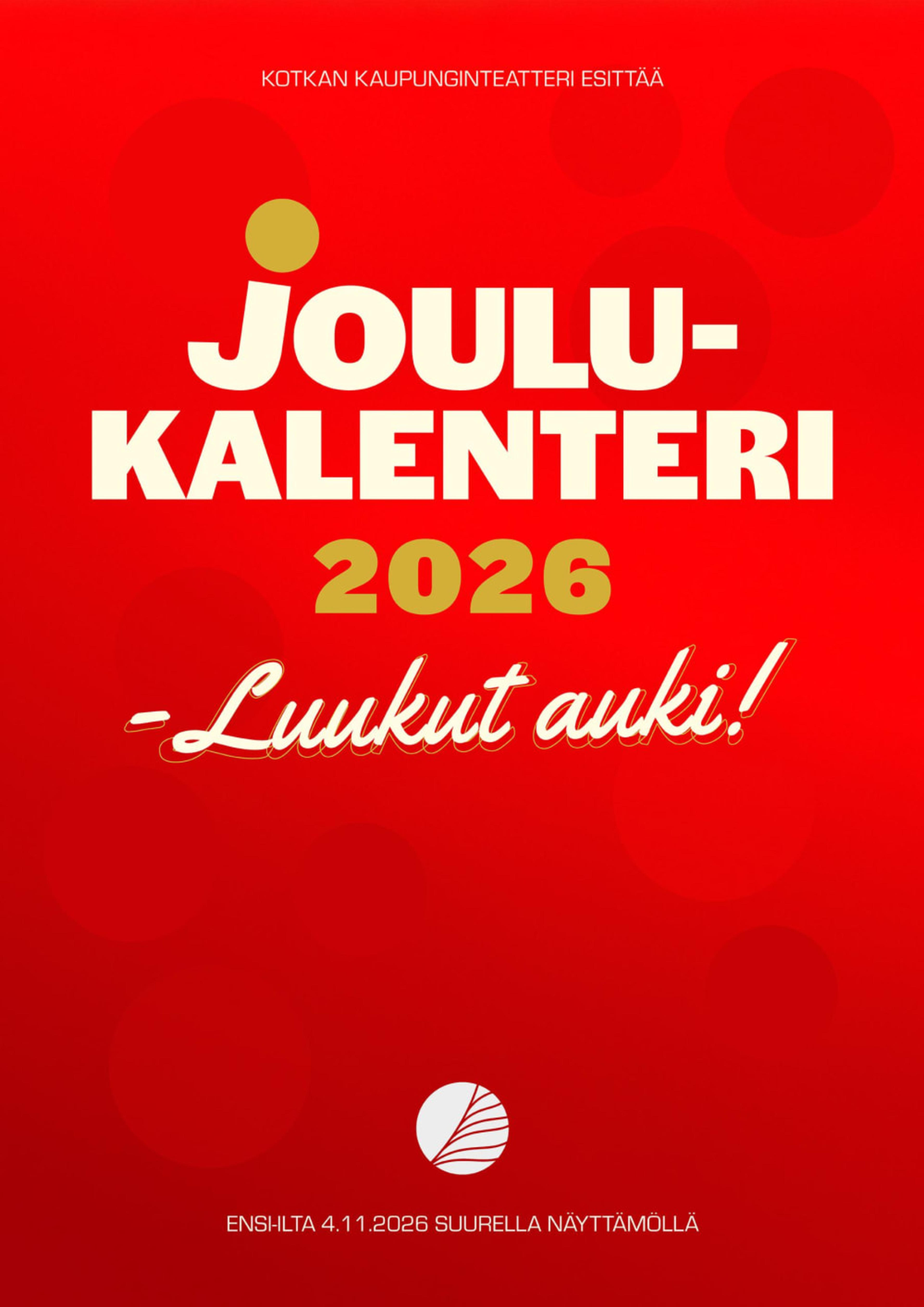 JOULUKALENTERI 2026 -Luukut auki!